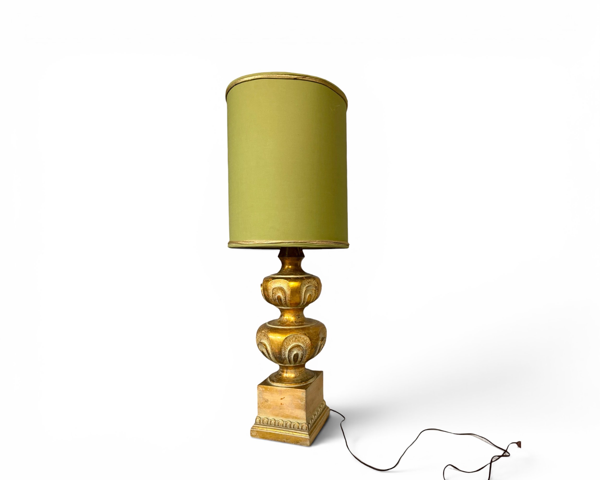 vintage oversized Hollywood Rgency table lamp - Modern Artifact Decor