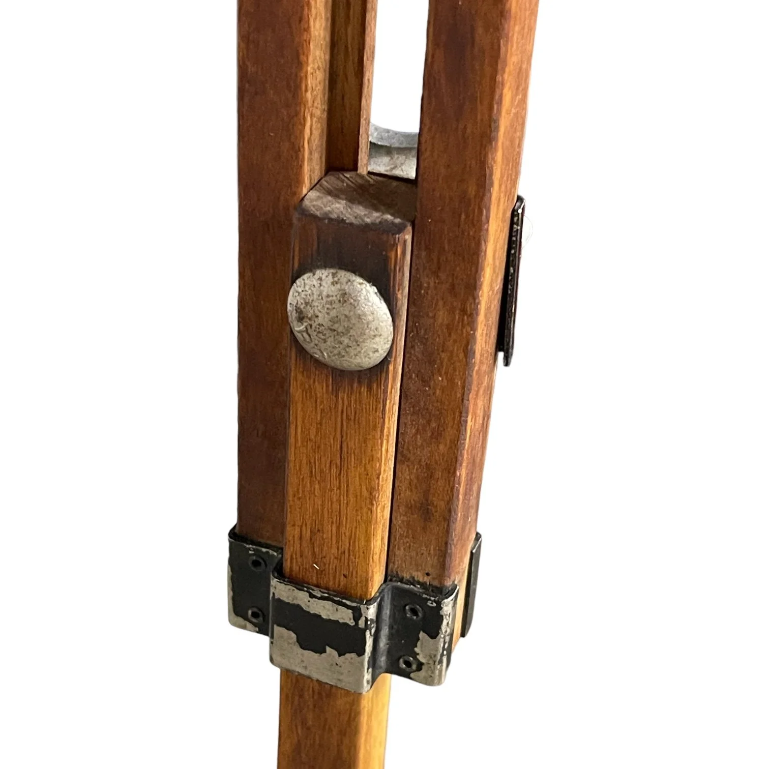 Vintage Kodak Duaflex IV Camera and Uni Colt Richards Engineering Wooden Tripod Floor Lamp