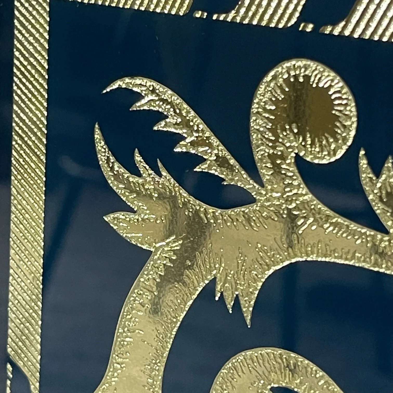 Vintage Henry Weinhardts Henrys Private Reserve beer sign, glass front, blue and gold, framed in solid oak, ready to hang. 32 x 22 inch.