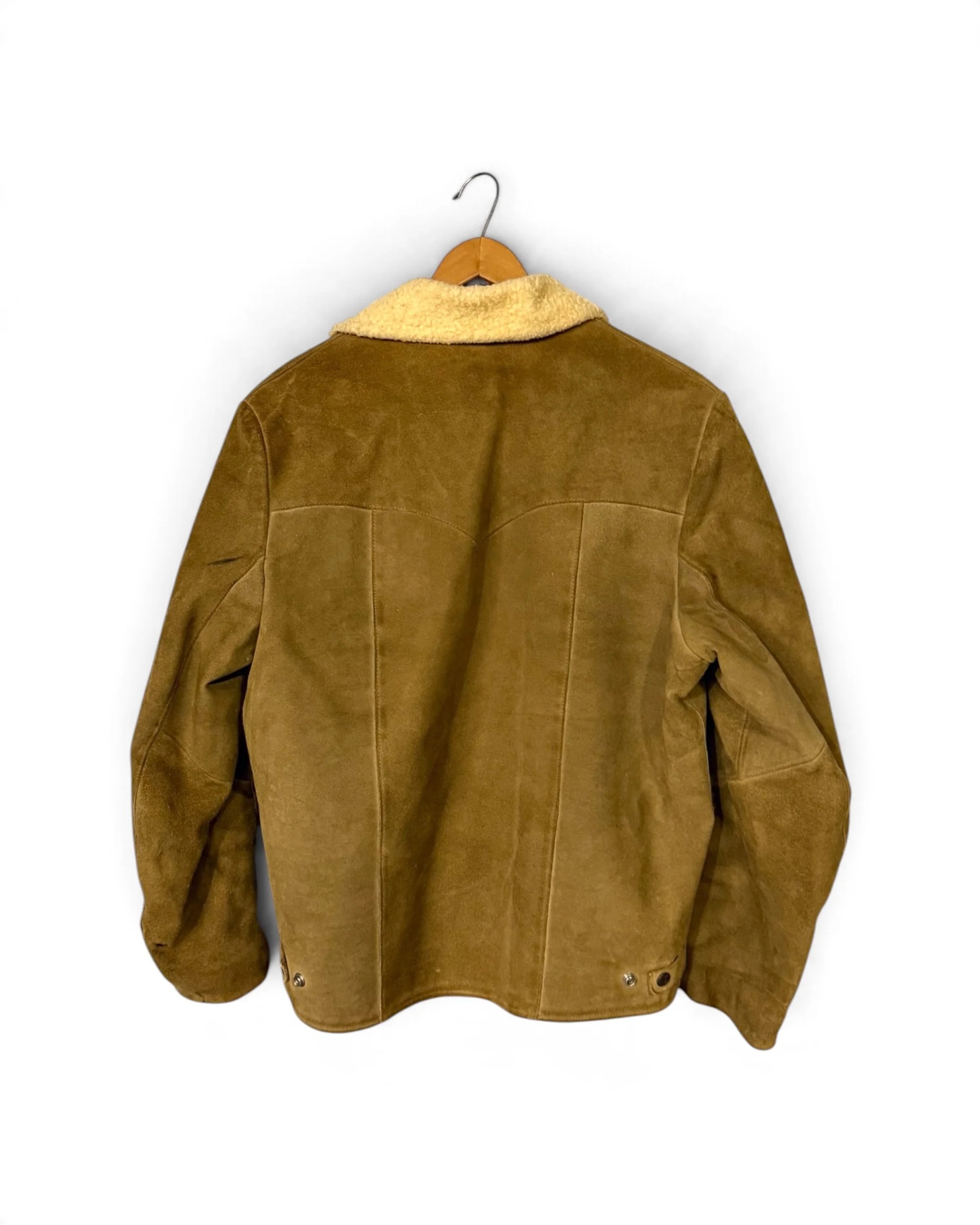 vintage Pioneer Wear suede jacket with linebacker fabric by J.P. Steven NFLPhotoroom_20261012_102325.JPG