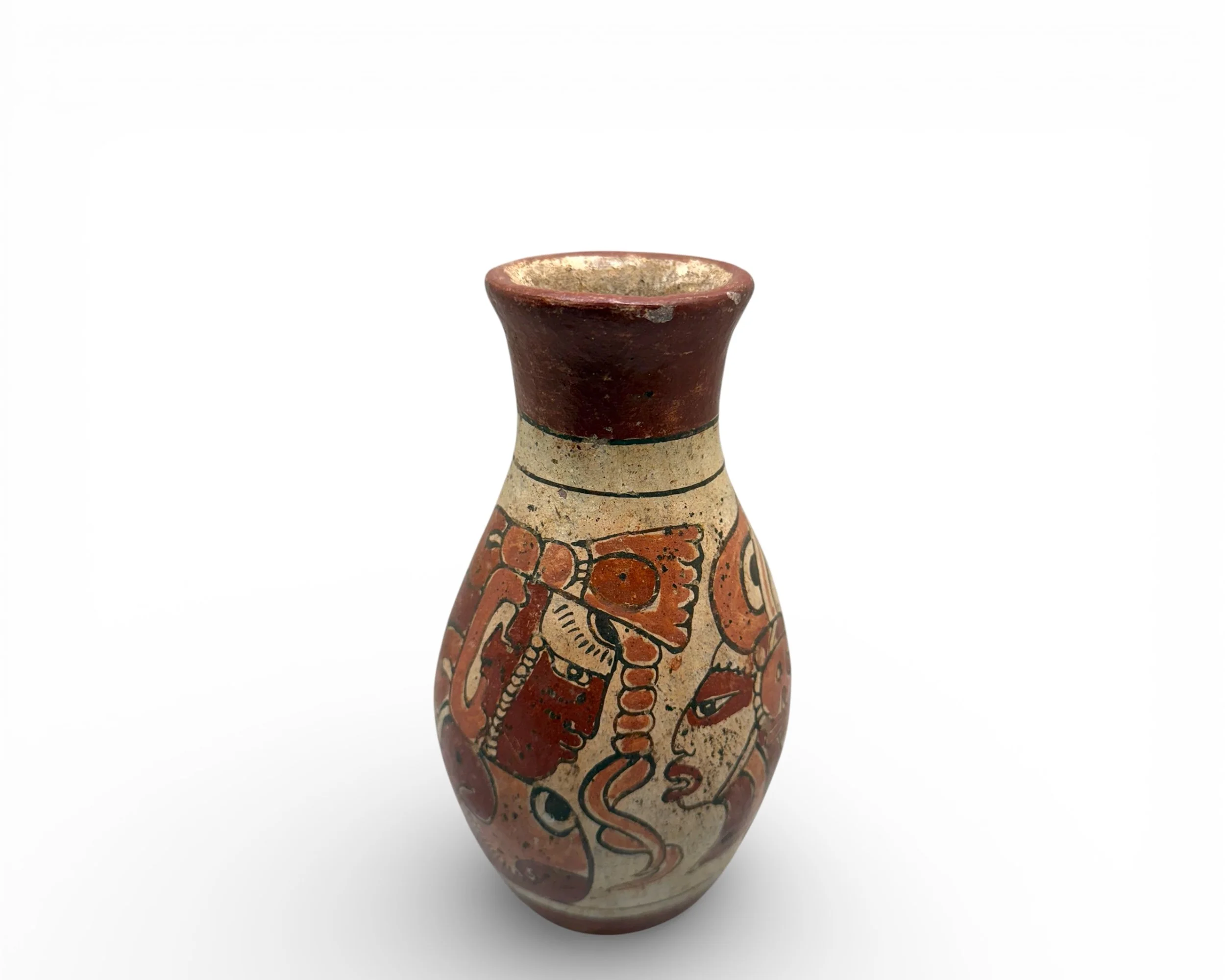 Photoroom_20260203_160258 2vintage 1960s mayan polychrome pottery vessel - Modern Artifact Decor.JPG