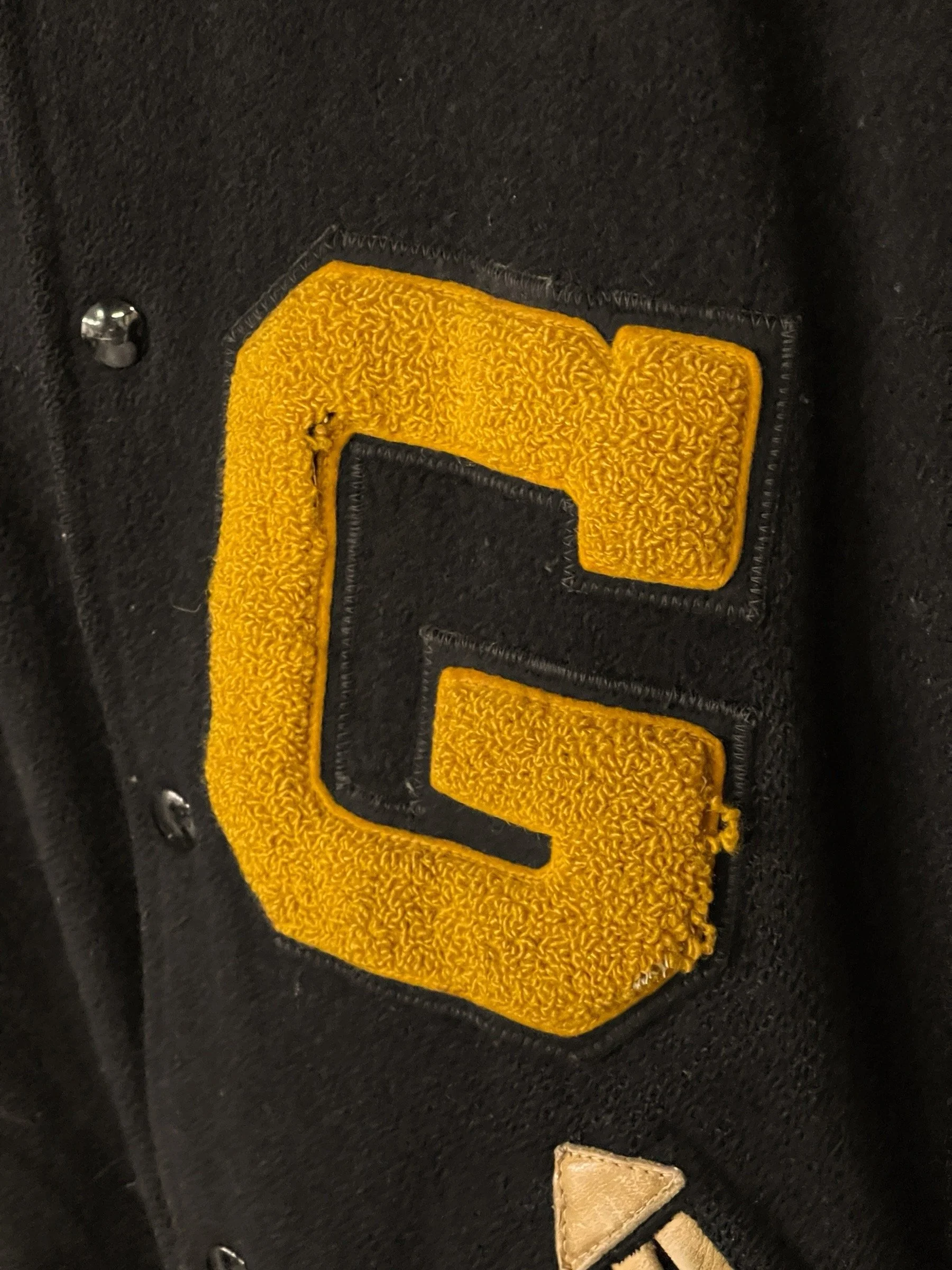 1950s vintage classic varsity letterman jacket. Made in USA.