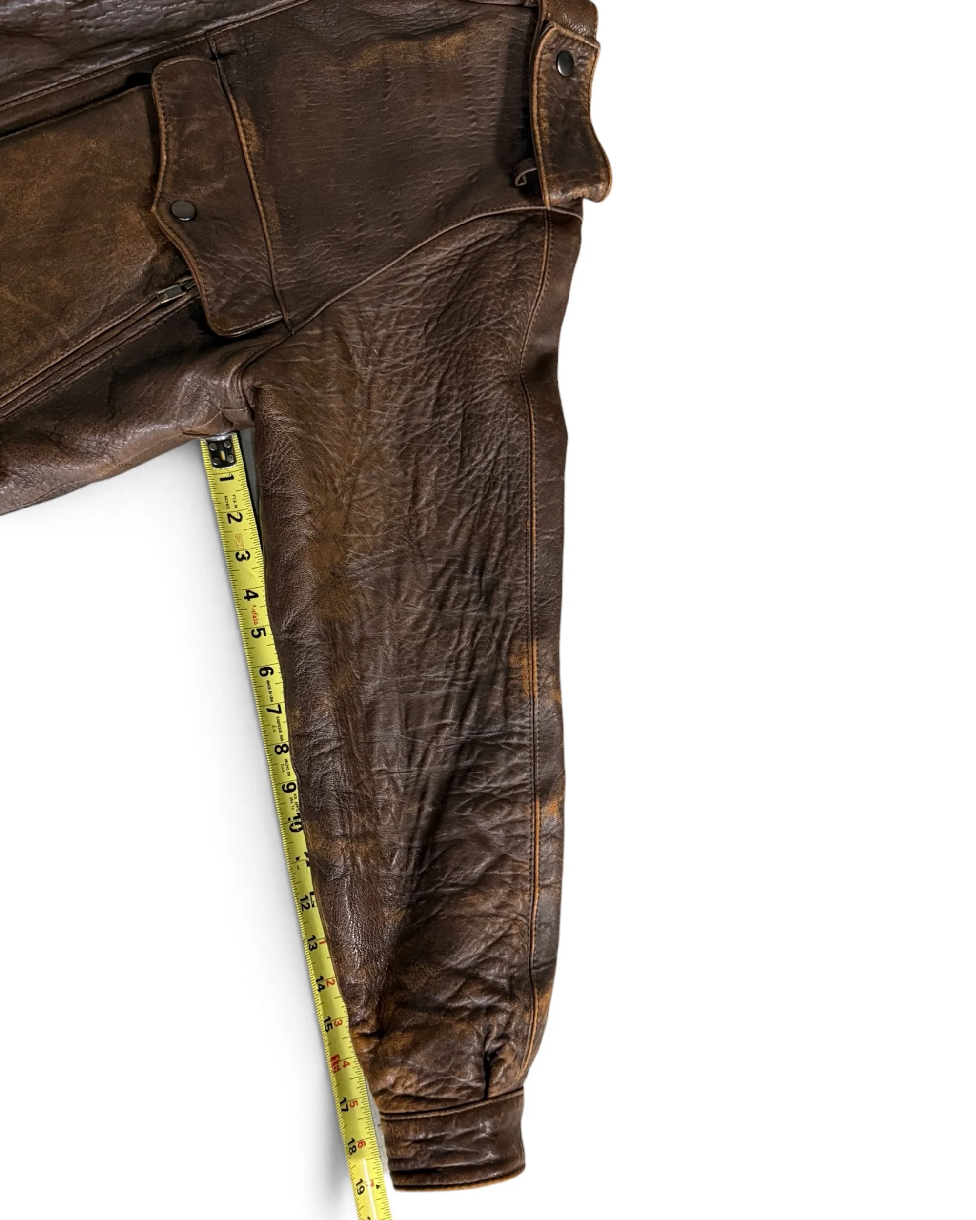 Adam Spencer vintage brown leather bomber jacket - Modern Artifact DecorPhotoroom_20261006_073932.JPG