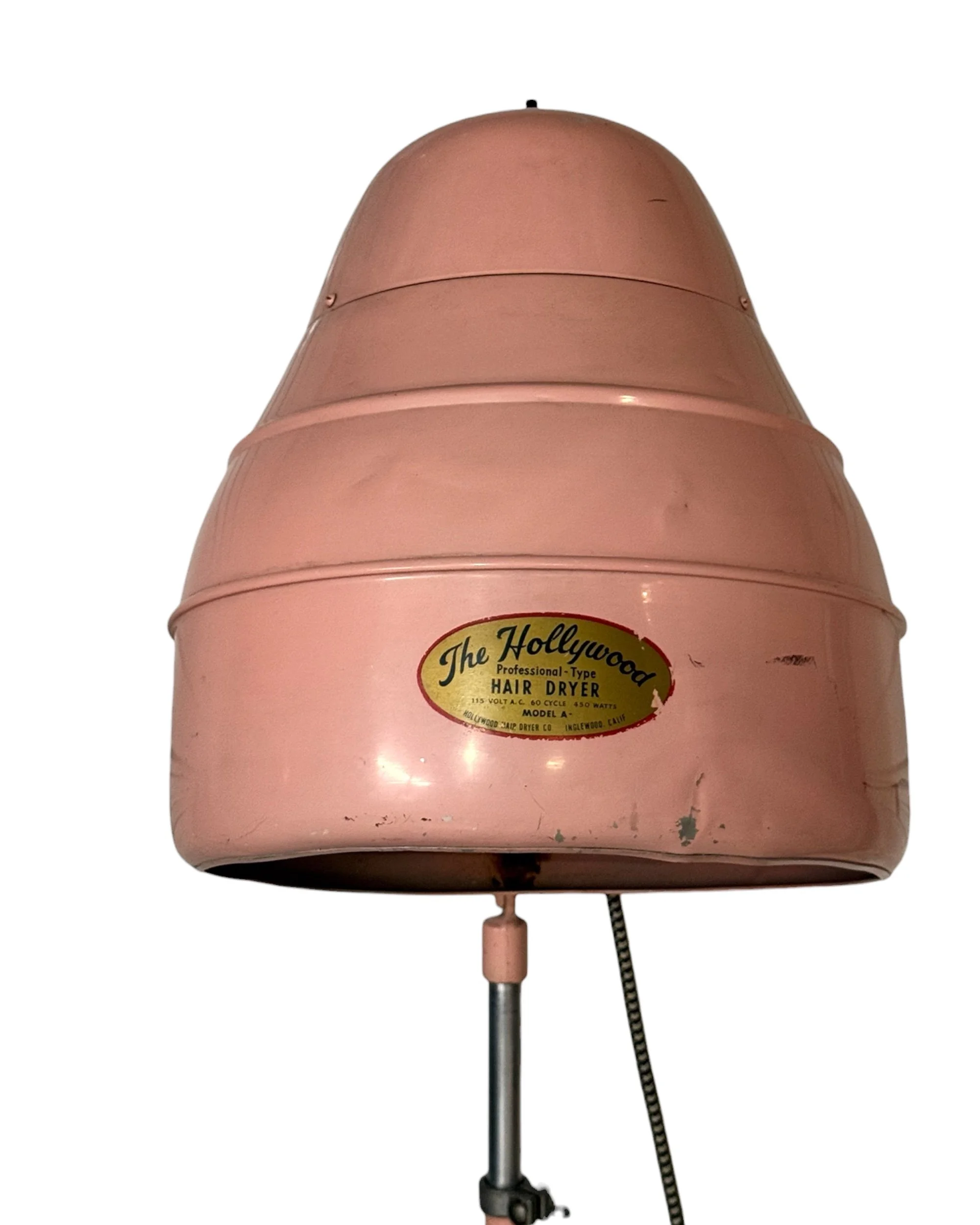 Photoroom_20260703_151913vintage upcycled hair dryer lamp Hollywood Industries - Modern Artifact Decor.JPG