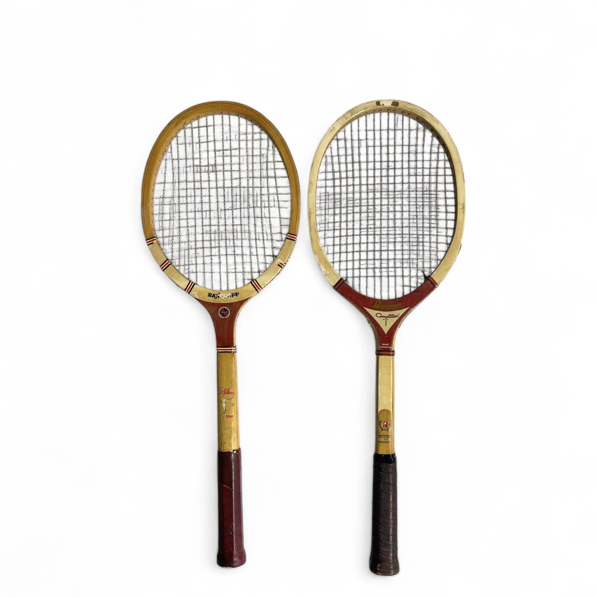 Bancroft tennis rackets vintage - Modern Artifact Decor.jpg