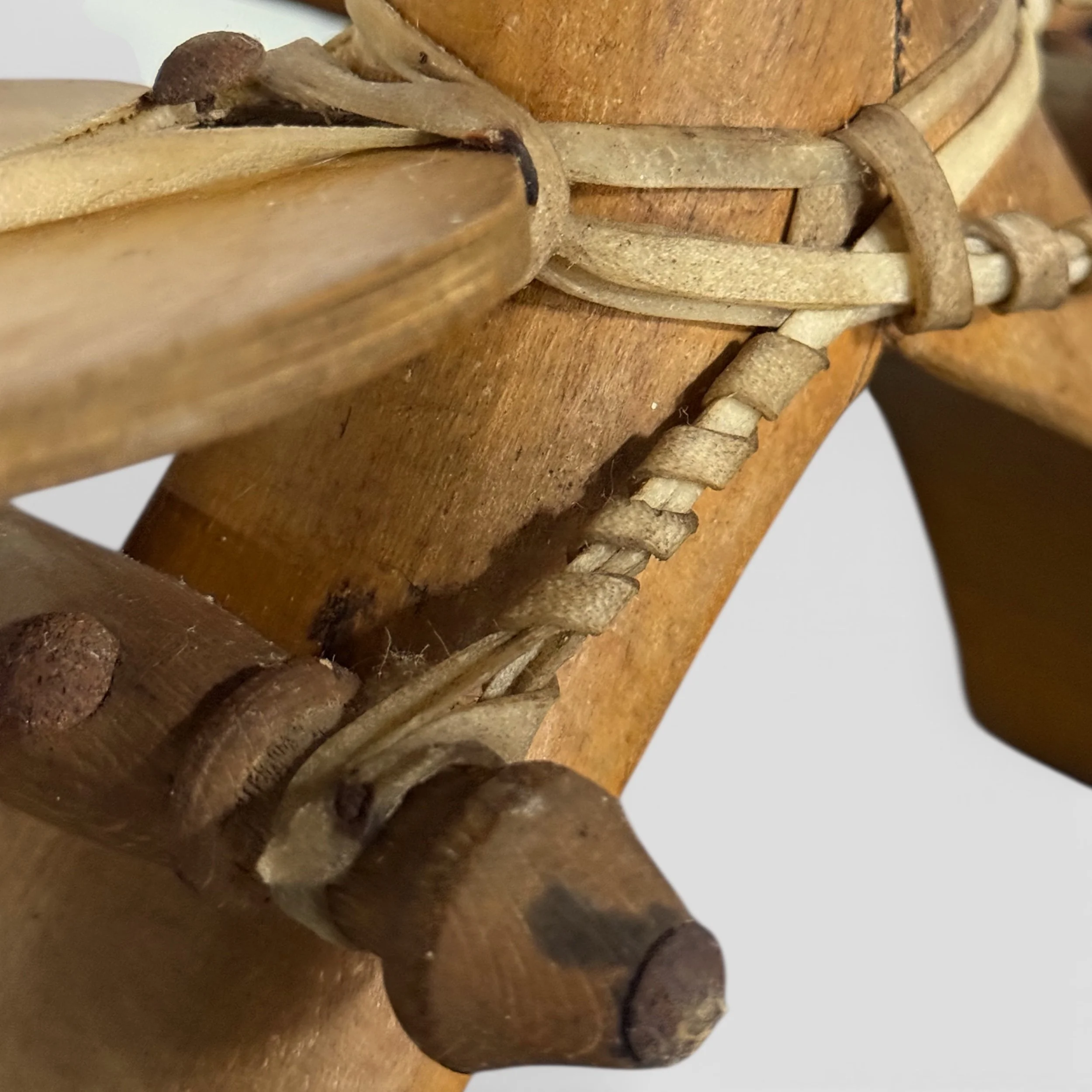 Photoroom_20251227_112442vintage wooden camel saddle with leather cushion - Modern Artifact Decor.JPG