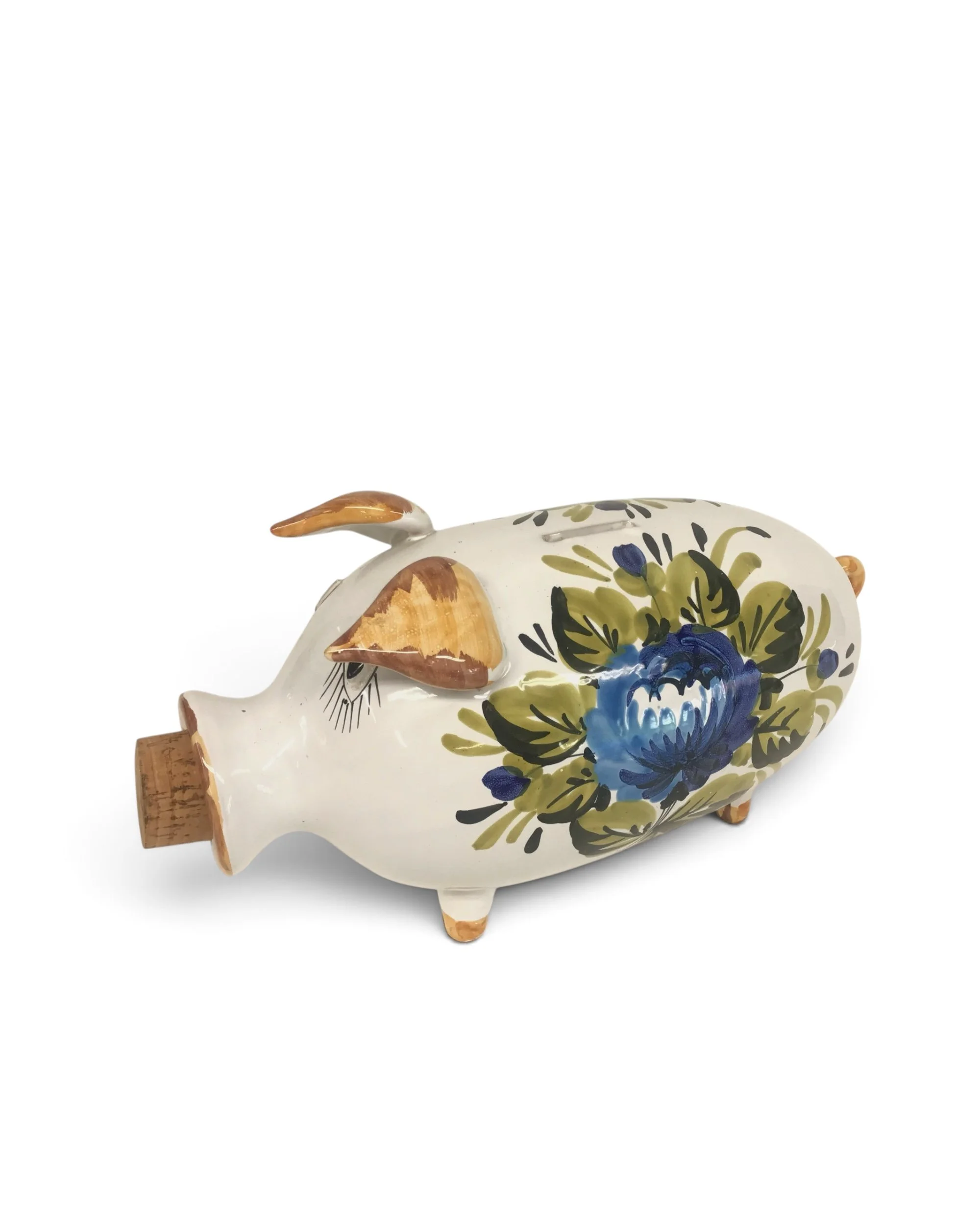 vintage ceramic piggy coin bank hand painted made in Italy - Modern Artifact DecorPhotoroom_20260807_075206.JPG