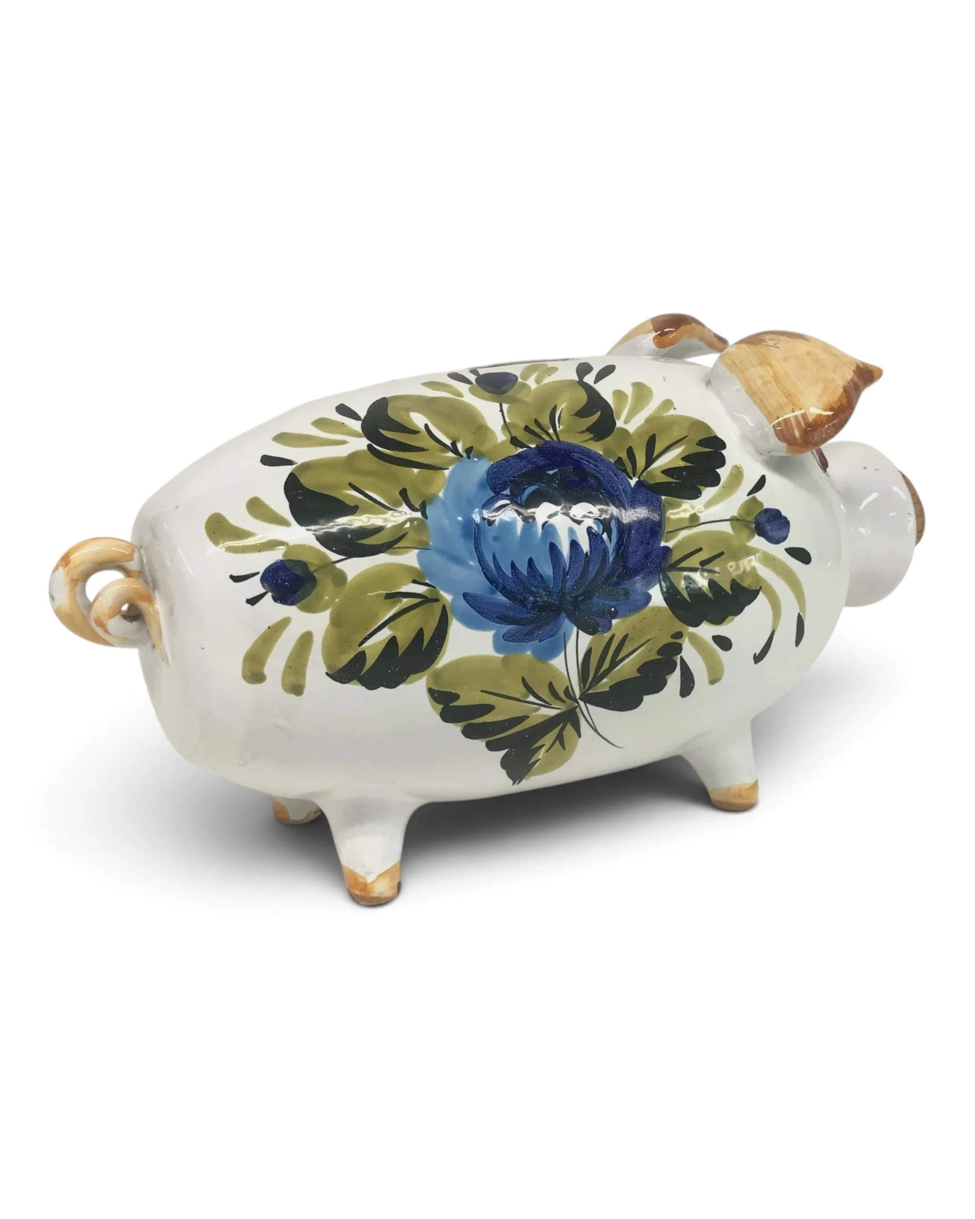 vintage ceramic piggy coin bank hand painted made in Italy - Modern Artifact DecorPhotoroom_20260807_075035.JPG