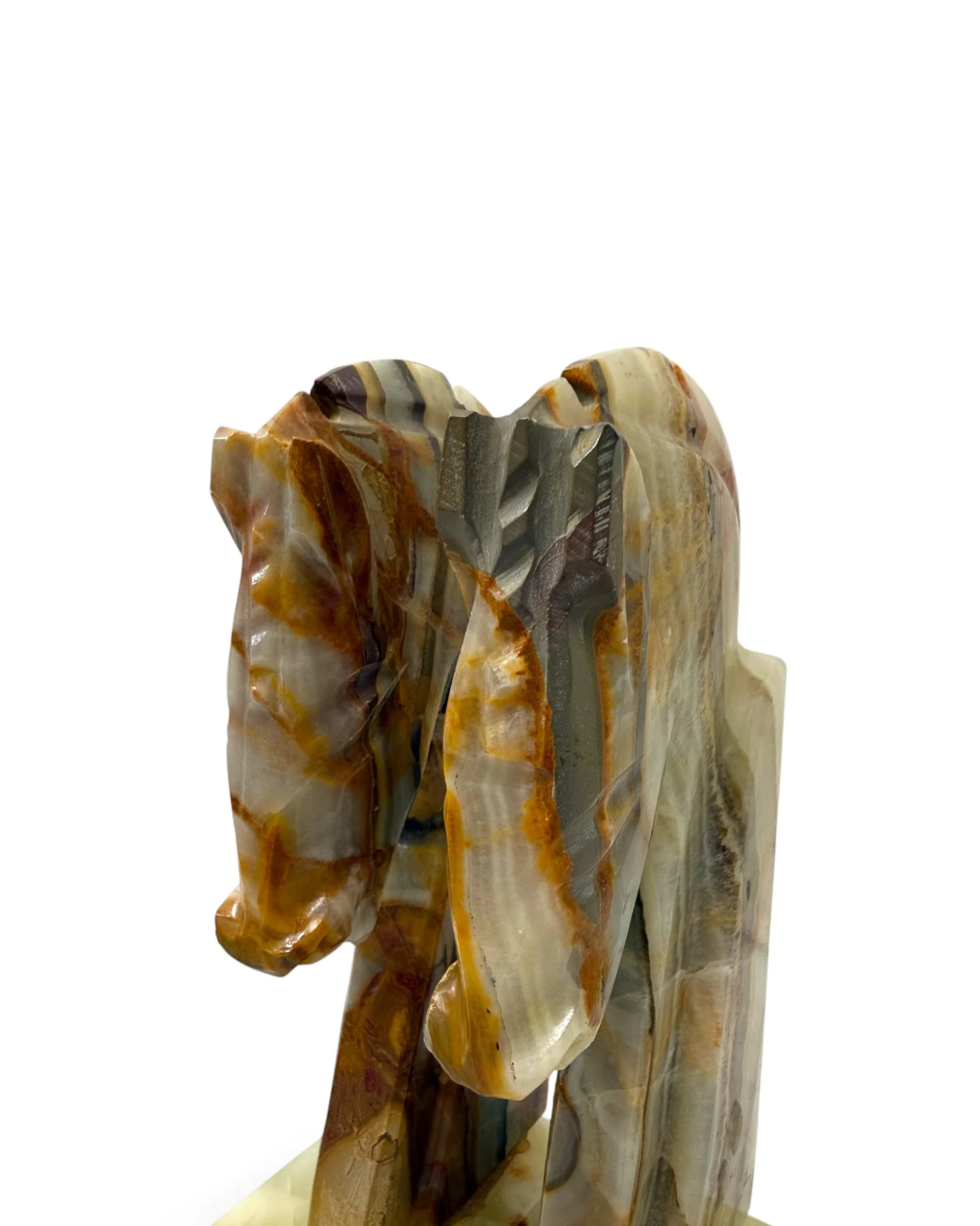 vintage onyx horse head bookends - Modern Artifact DecorPhotoroom_20260811_073222.JPG