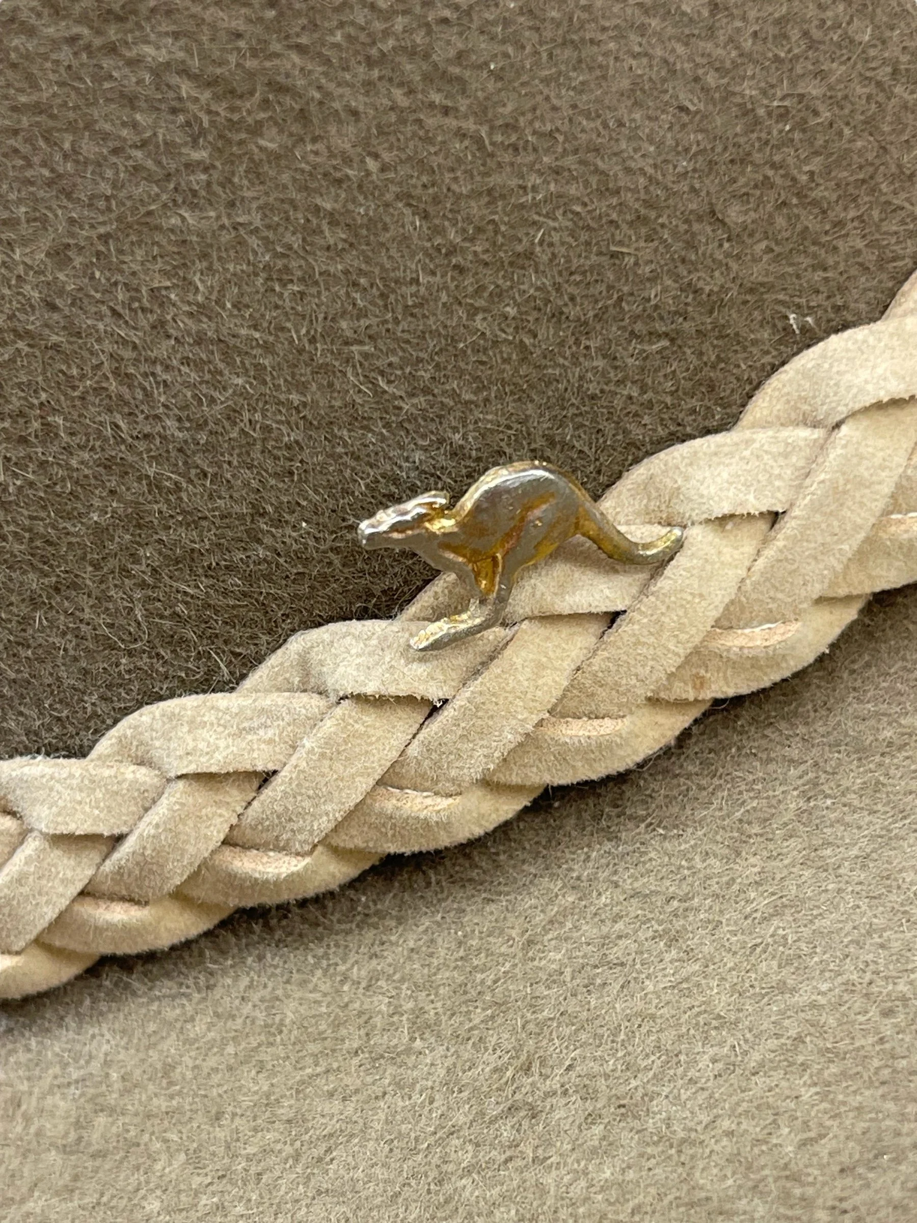 Vintage Cowboy Hat - Outback Fur Felt Hat, Wide Brim Hat, Western Wear, Hat Feather, Kangaroo Pin, Made in Australia