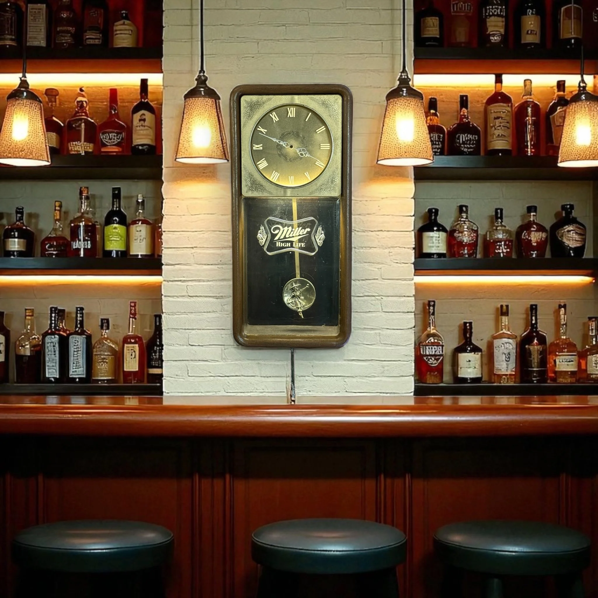 Photoroom_20250719_080806vintage Miller High Life lighted beer sign and clock featuring girl on the moon - ModernArtifactDecor.JPG