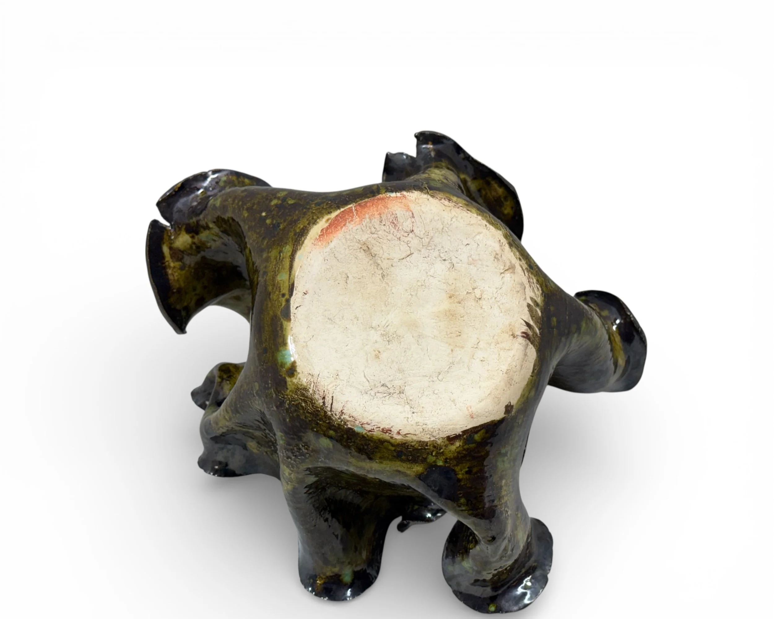 Photoroom_20260214_092806vintage scuptural studio pottery bowl ruffled form - Modern Artifact Decor.JPG