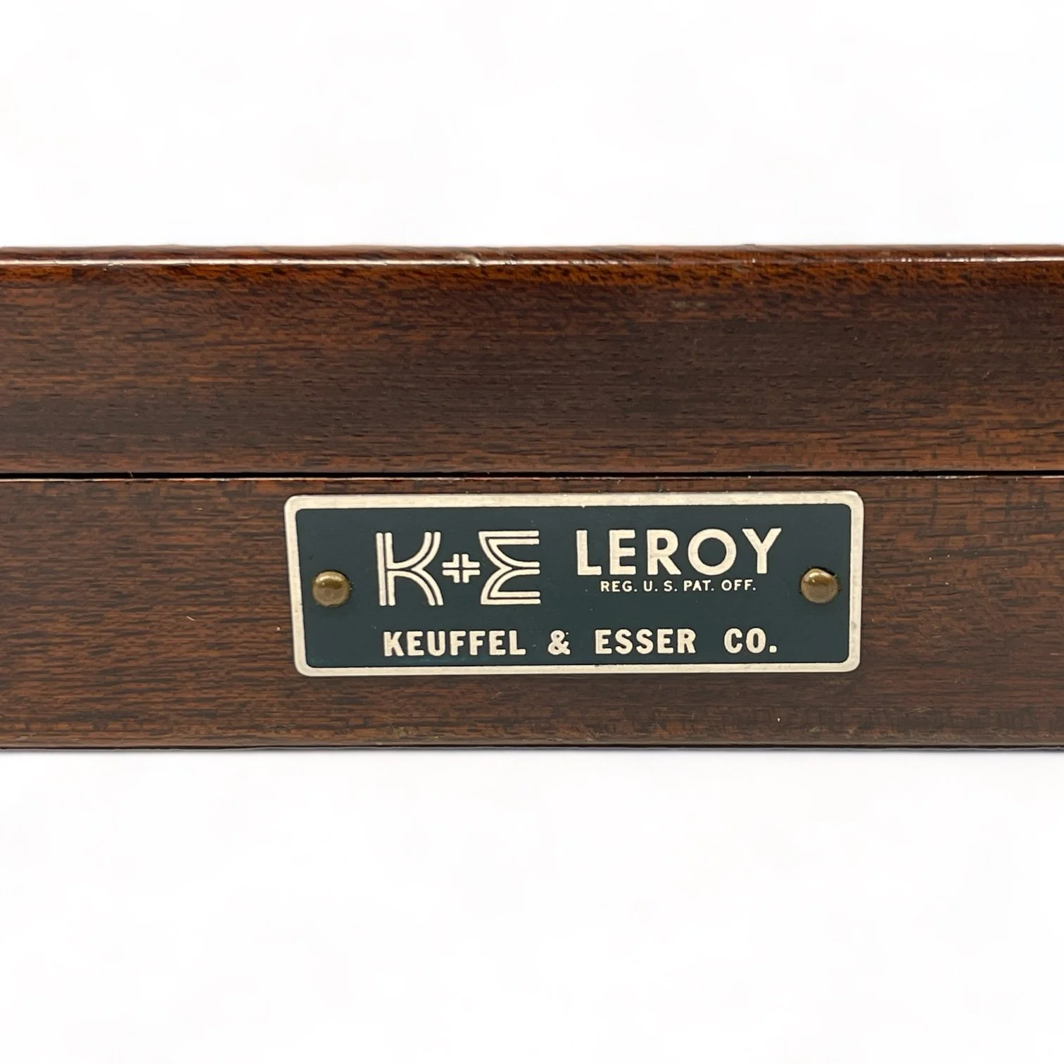 Vintage Keuffel Esser lettering kit with case.