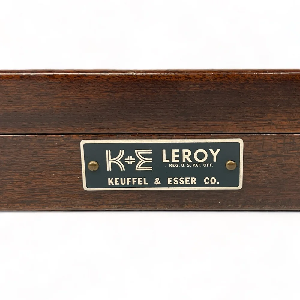 Vintage Keuffel & Esser Lettering Kit - Antique Drafting Tool for