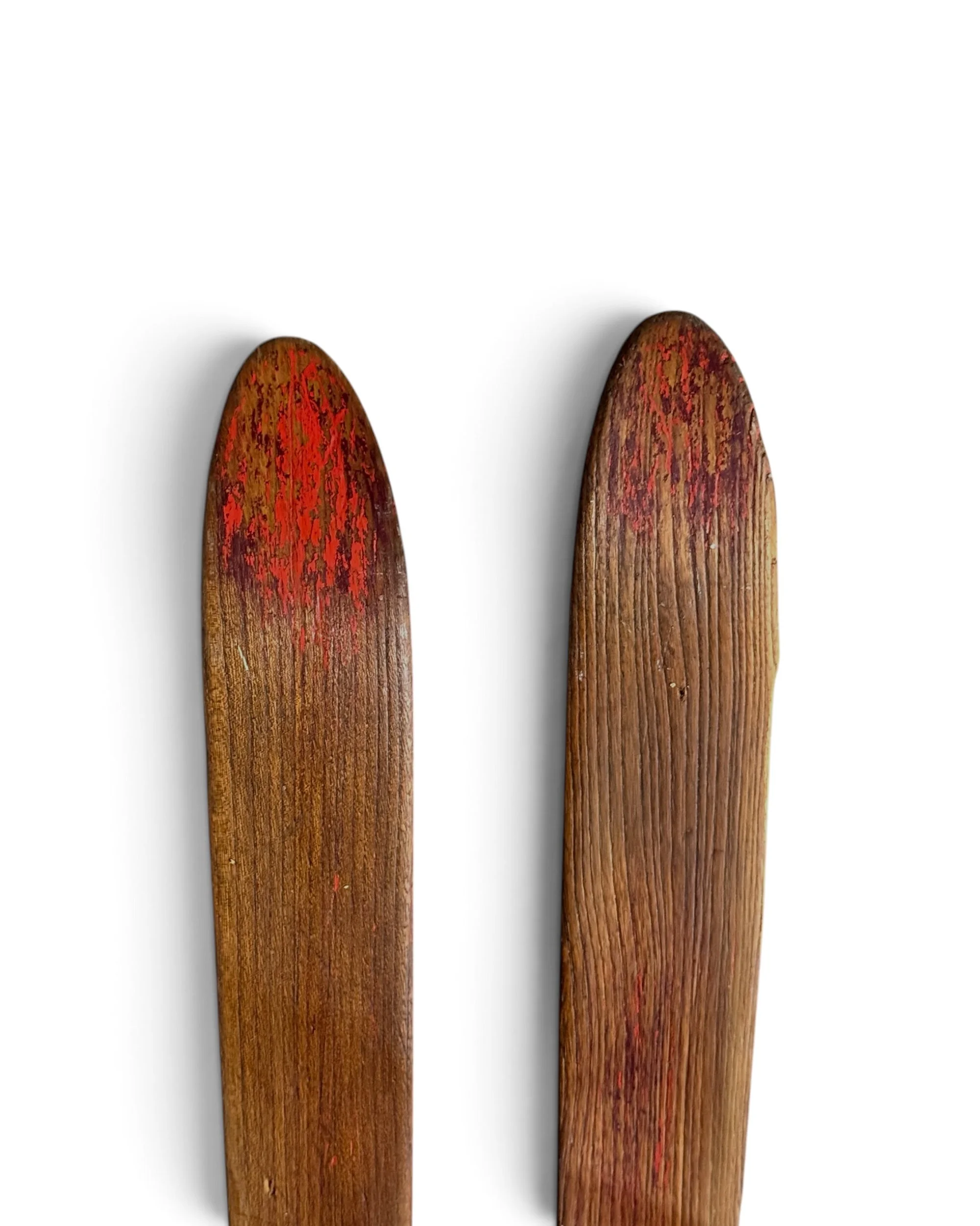 vintage wooden snow skis with poles - Modern Artifact DecorPhotoroom_20260728_181805.JPG