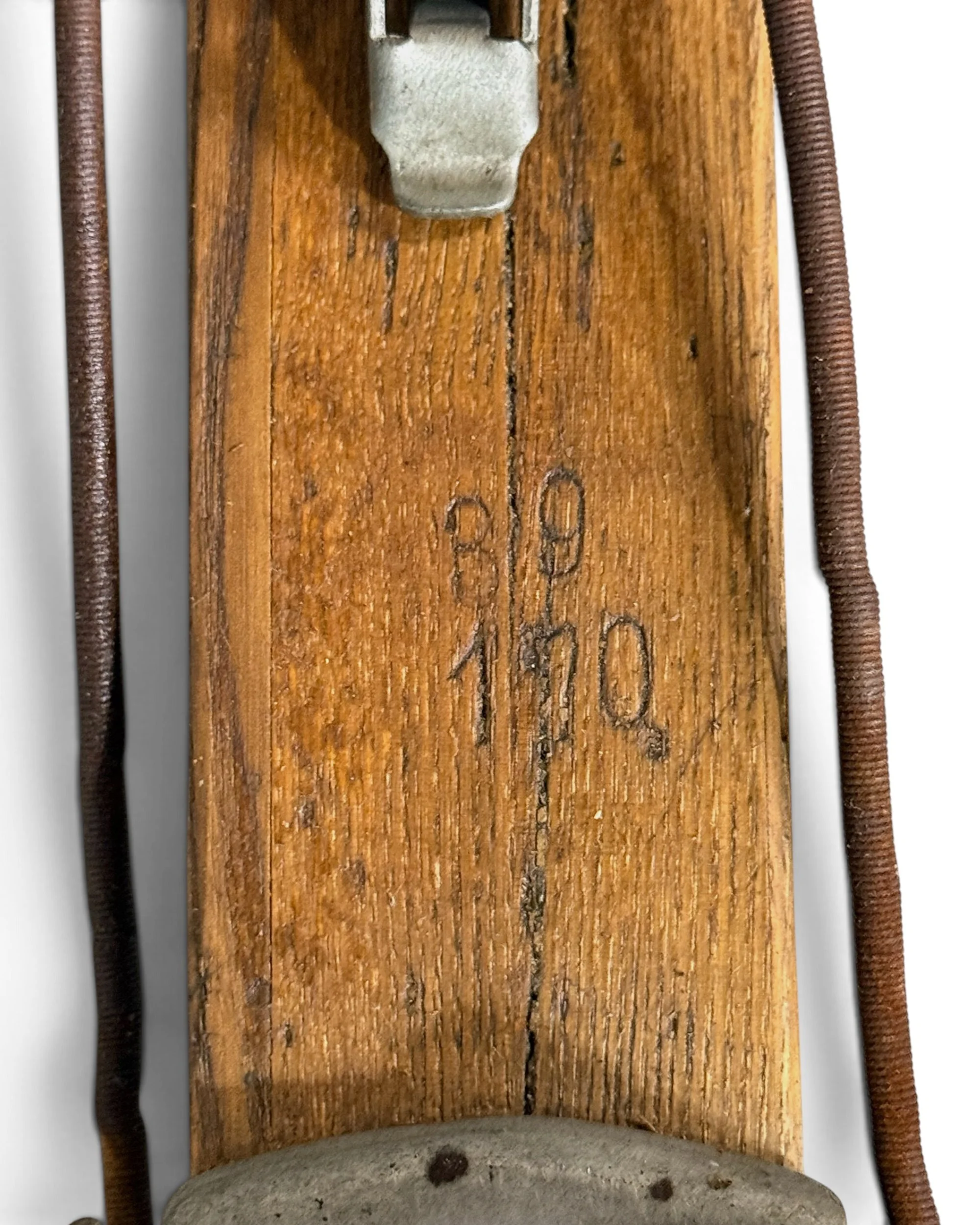 vintage wooden snow skis with poles - Modern Artifact DecorPhotoroom_20260728_183125.JPG