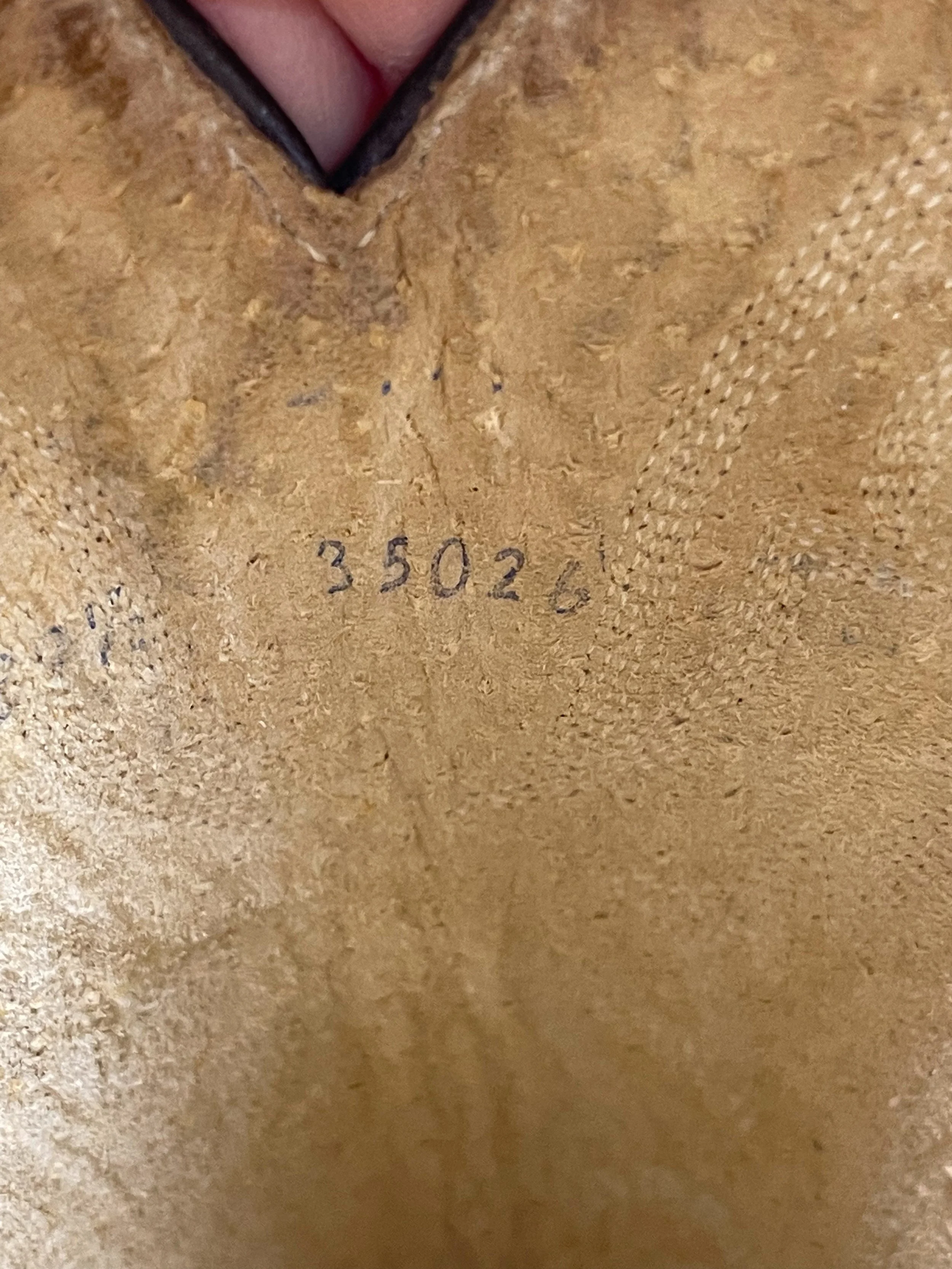 Vintage mens Rudel leather cowboy boots, made in Mexico - brown leather boots with detailed horse embroidery and geometric design on the sides, classic western style, collectible mens footwear.