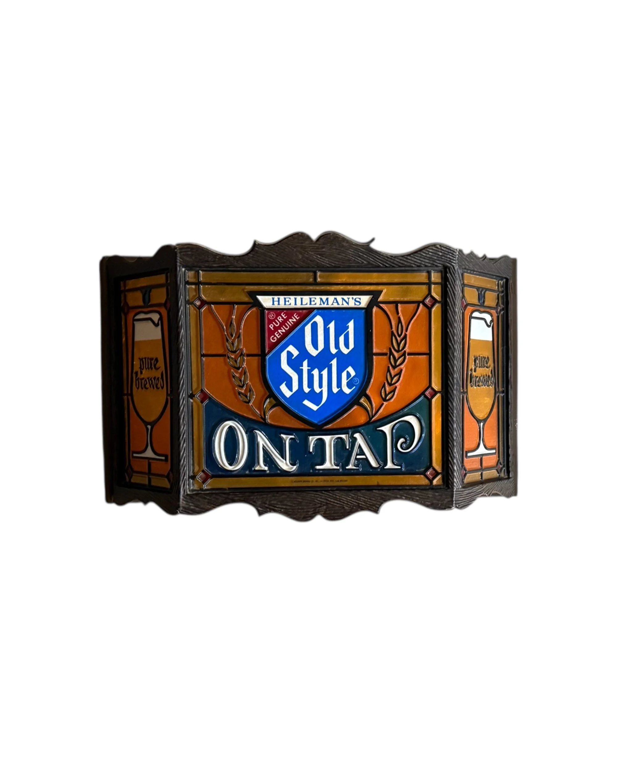 Vintage tavern style plug in bar light beer advertising