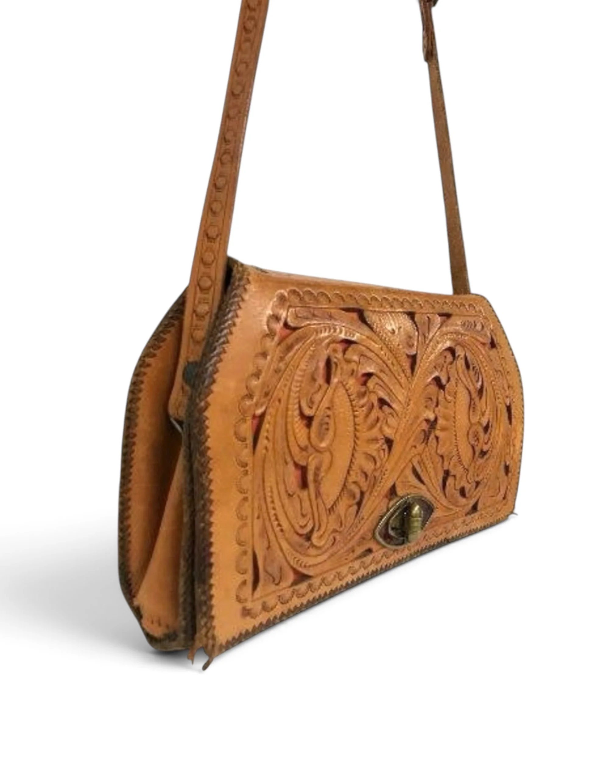 vintage leather hand tooled western crossbody bagPhotoroom_20260906_094331.JPG