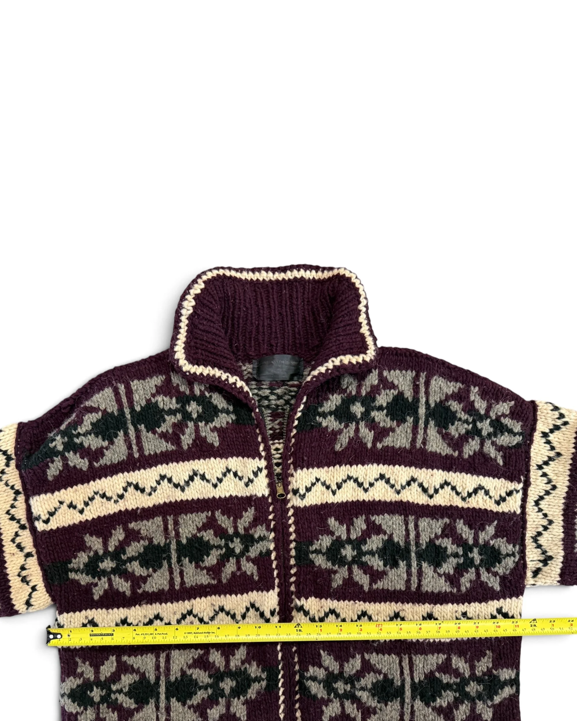 vintage Indian of Hands wool zip up sweater - Modern Artifact DecorPhotoroom_20260817_080518.JPG