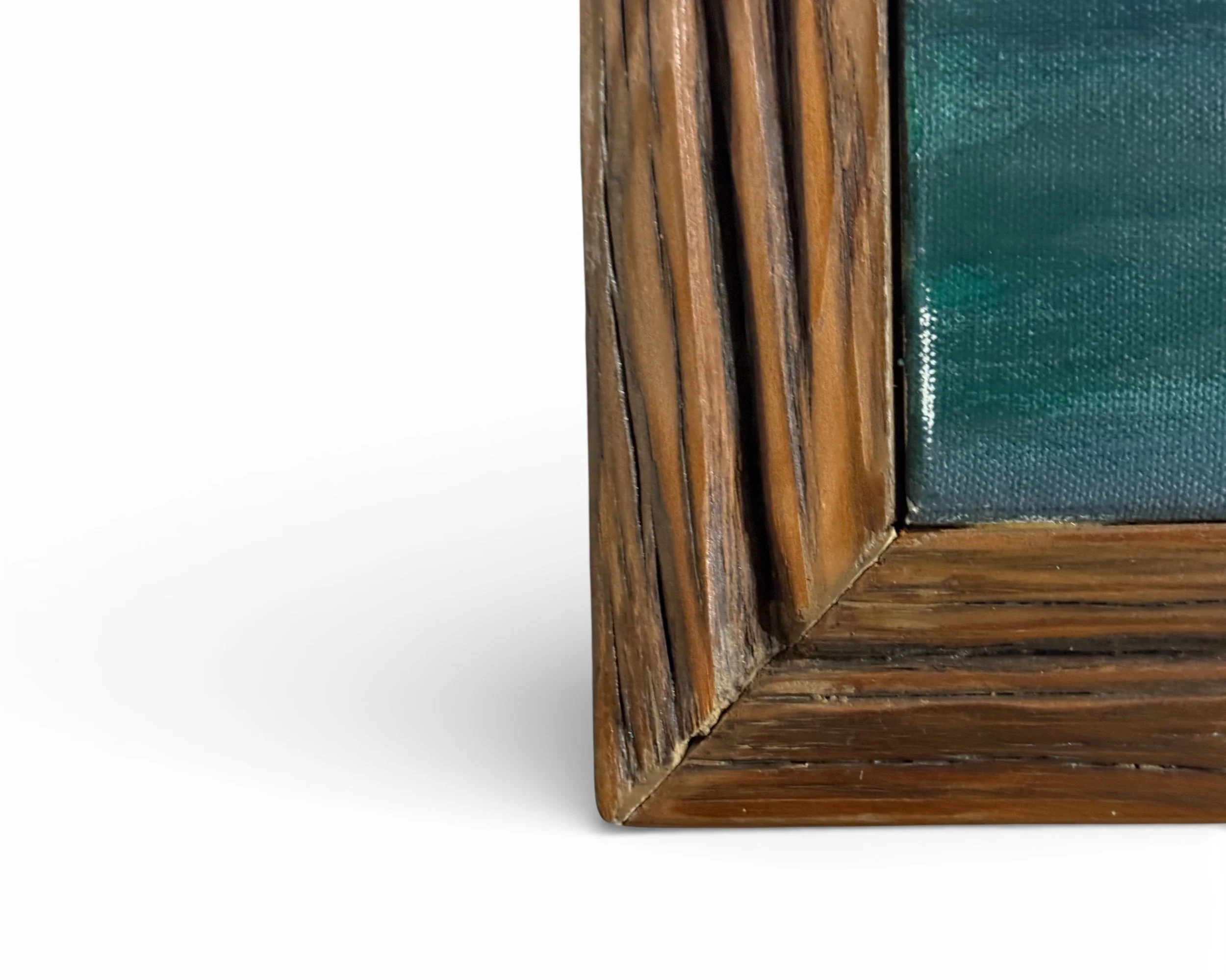 Photoroom_20260306_081041vintage rustic framed original painting of boy fishing on bank - Modern Artifact Decor.JPG