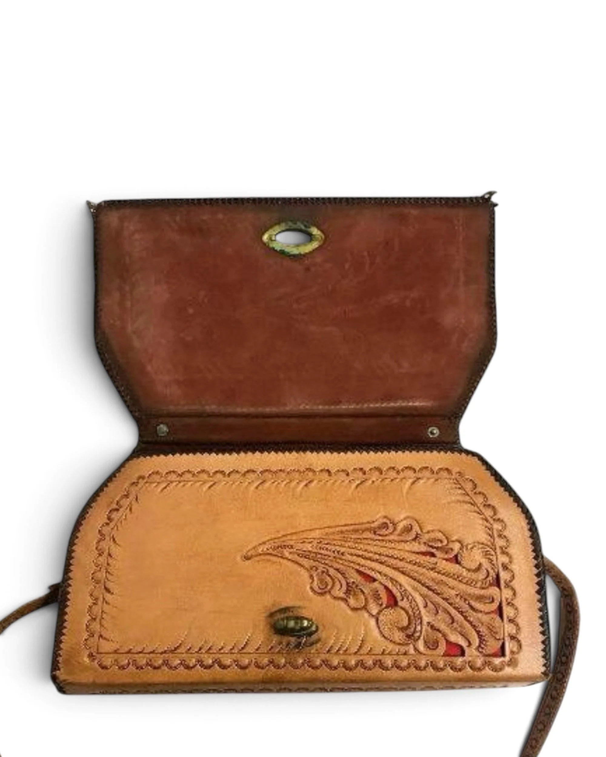 vintage leather hand tooled western crossbody bagPhotoroom_20260906_094403.JPG
