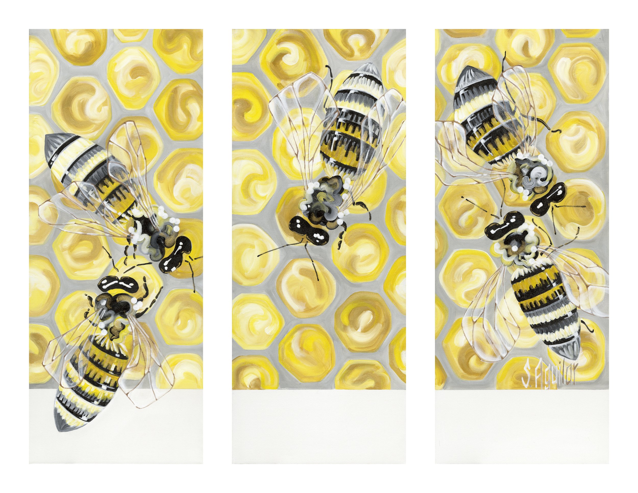 Bees triptych resized.jpeg
