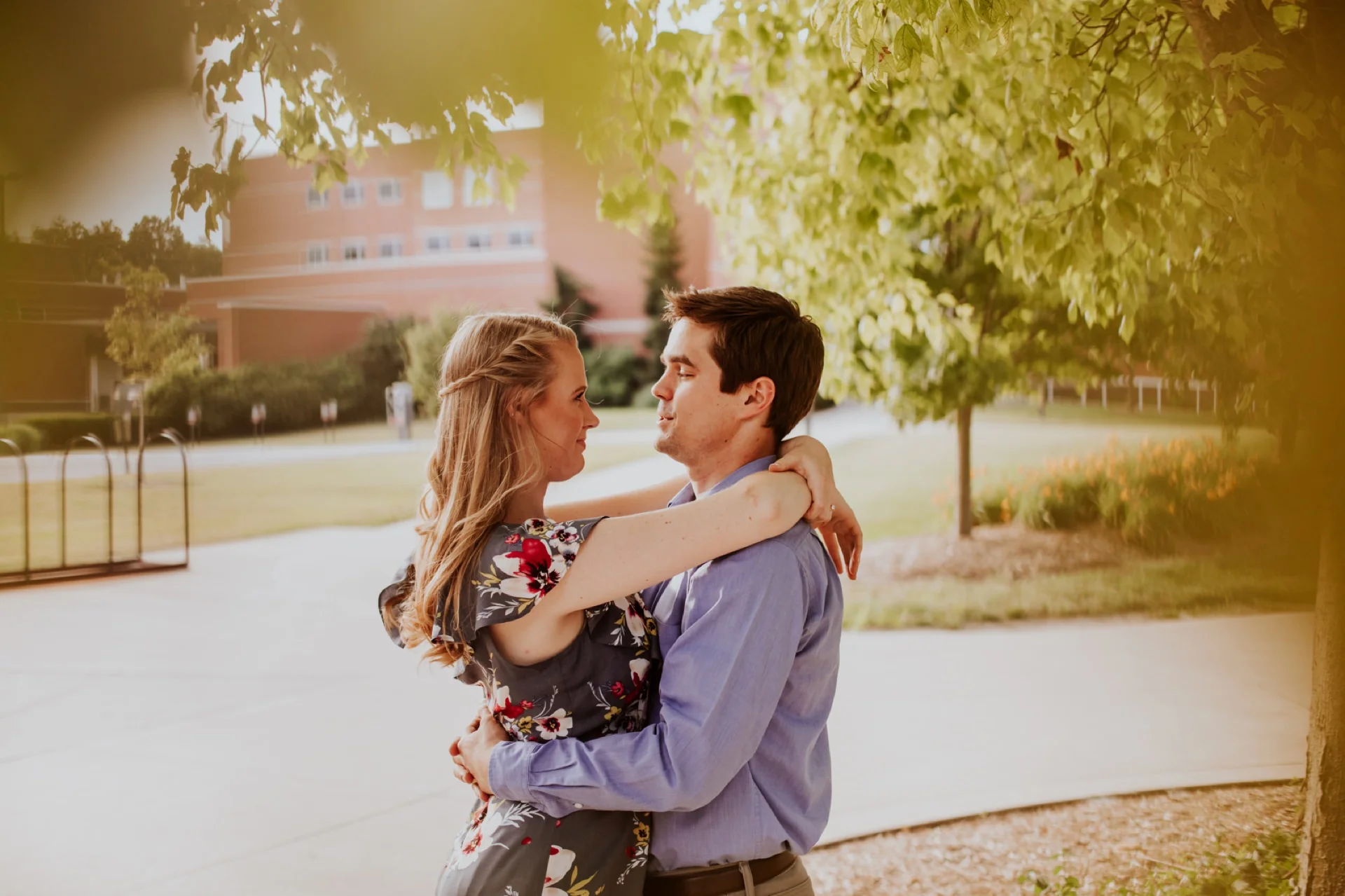 BSU Engagement session with Kathryn and Nate