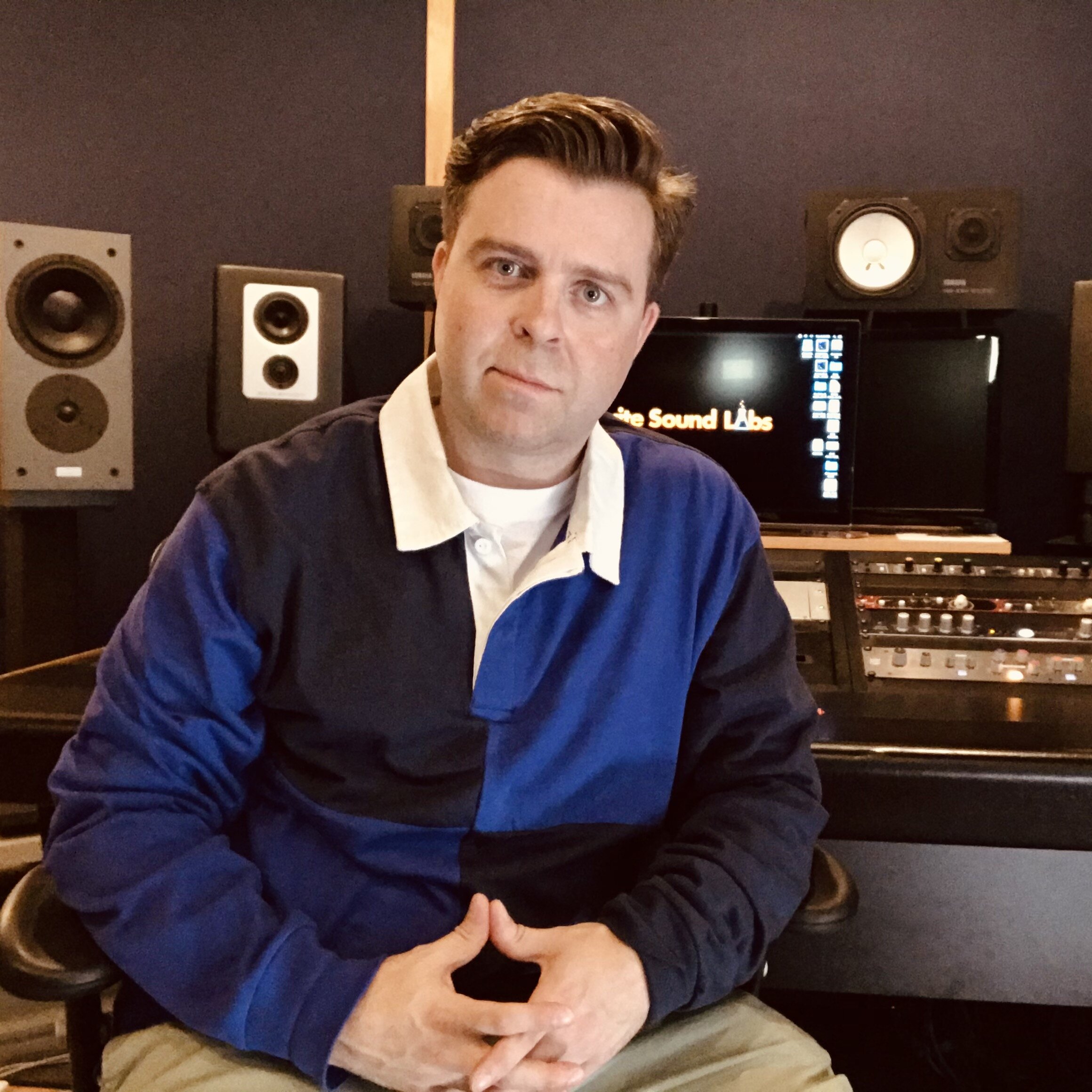  Greg Mindorff in the studio 2021. 