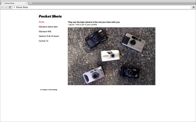 Pocket Shots.
