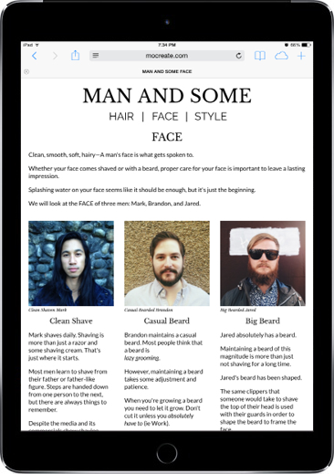 MAN AND SOME.