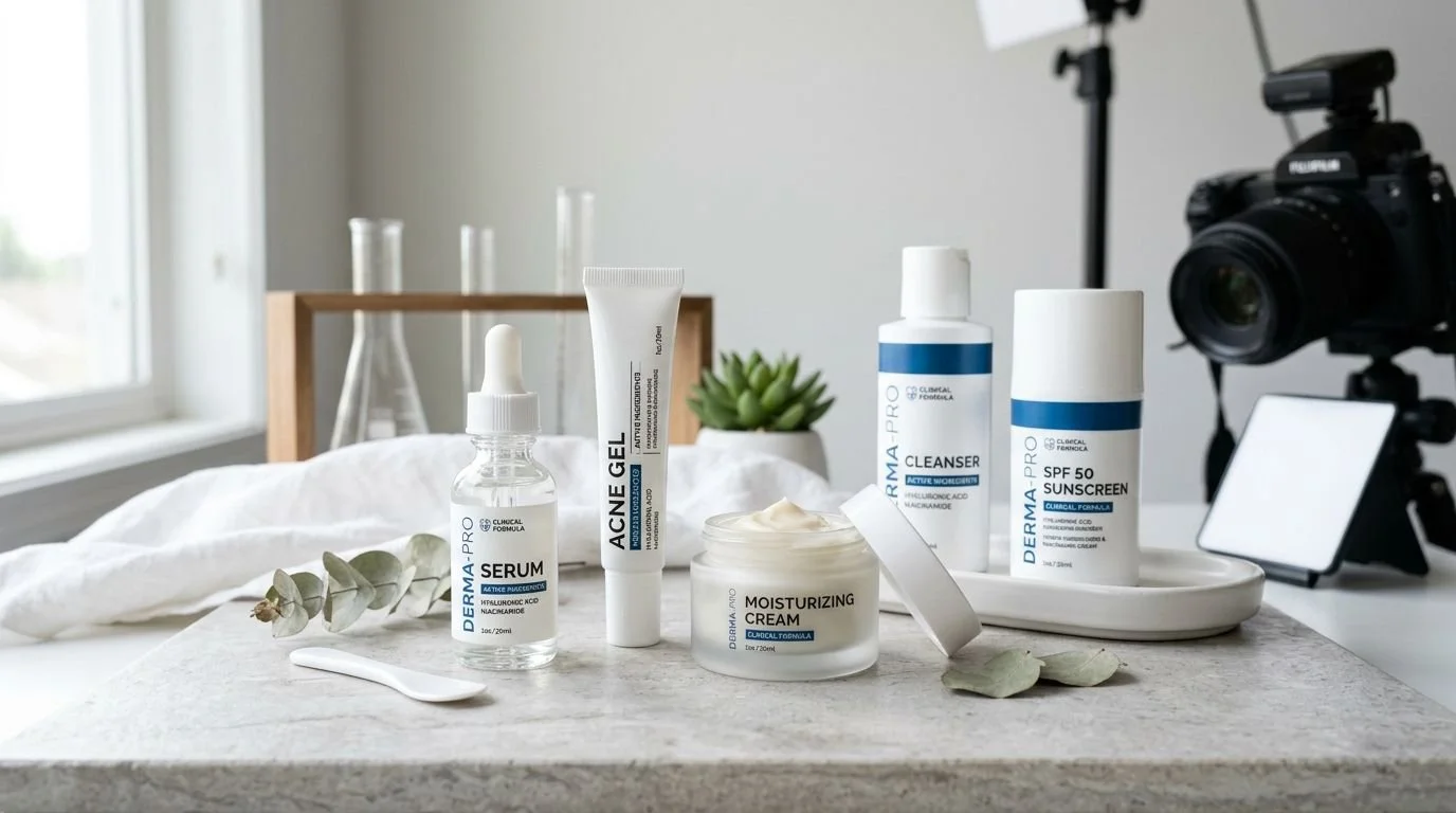 How to Photograph Clinical Skincare Products (2026)