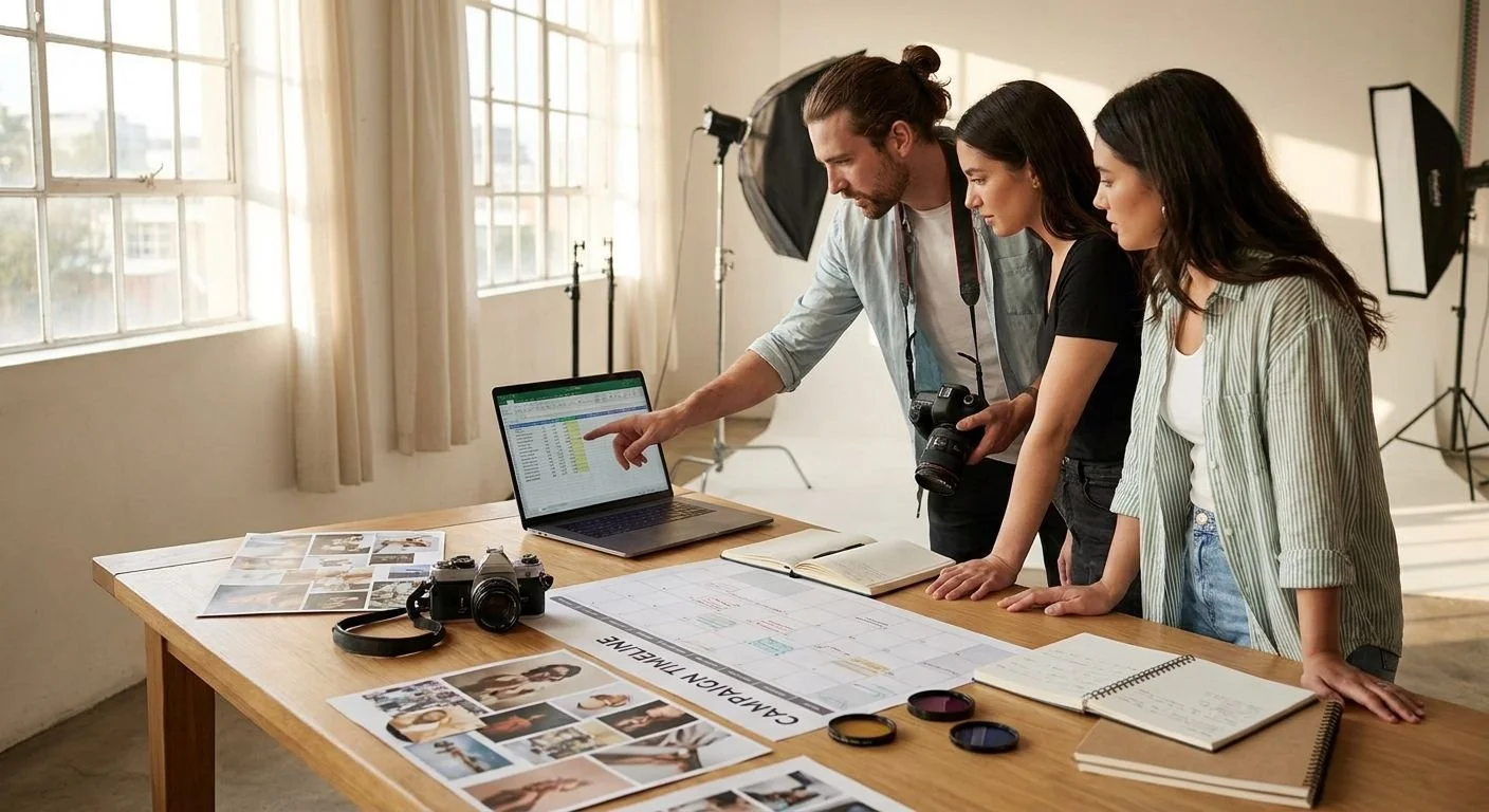 How to Plan a Beauty Campaign Photoshoot Timeline 2026