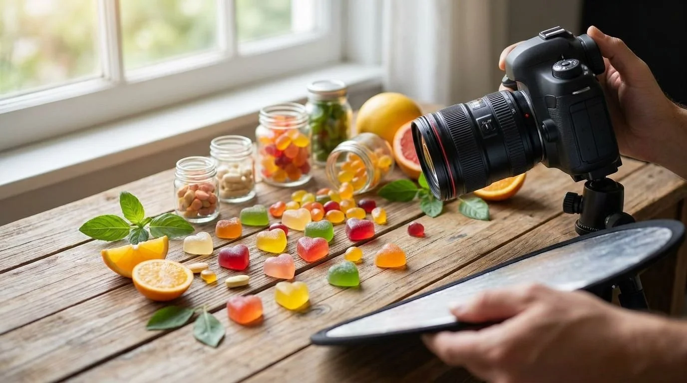 How to Photograph Beauty Supplement Gummies (2026)