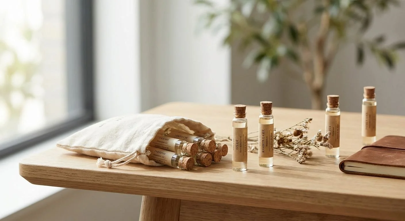 Fragrance Sampler Set Photography 2026: What Works