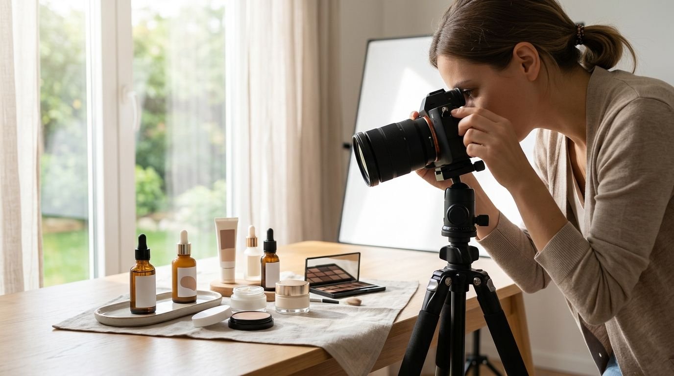 Natural Light Beauty Product Photography: 2026 Guide