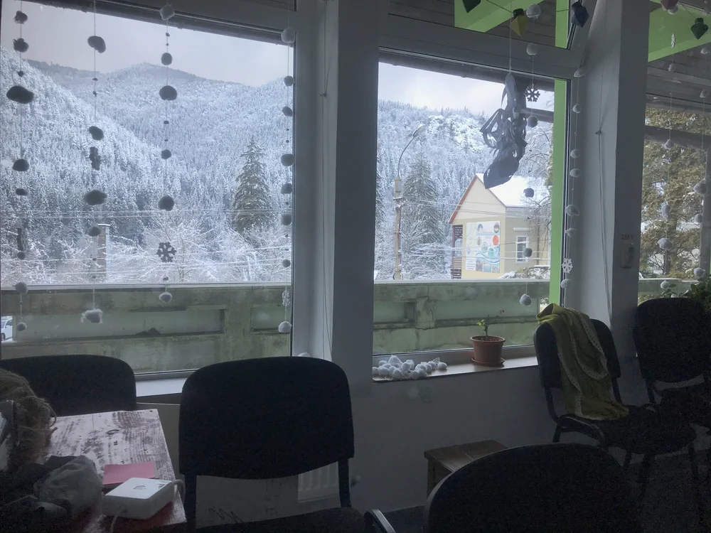 The Hub in Tusnad, a common workspace and center for community activities