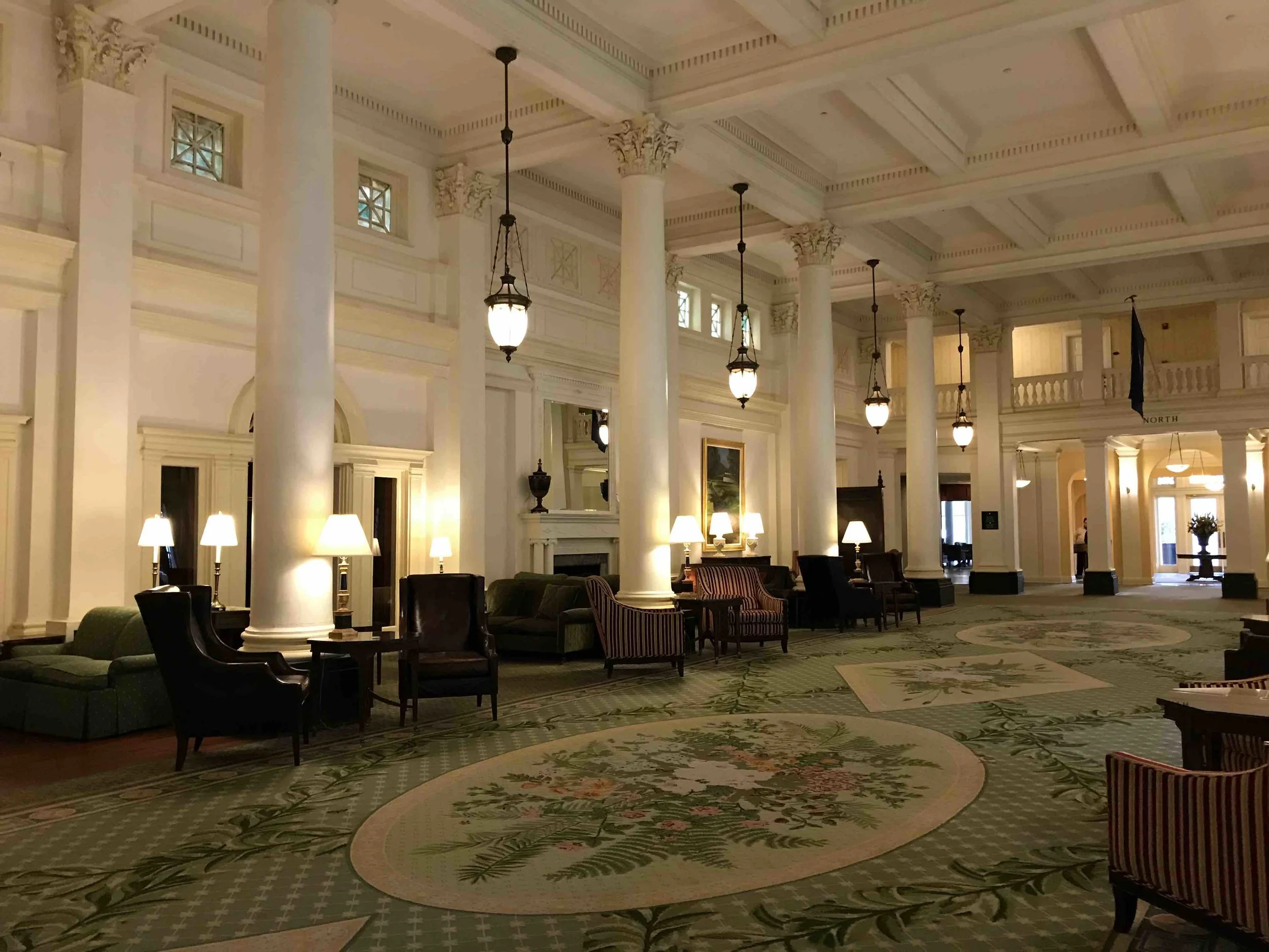 Lobby of the Omni Homestead Hotel