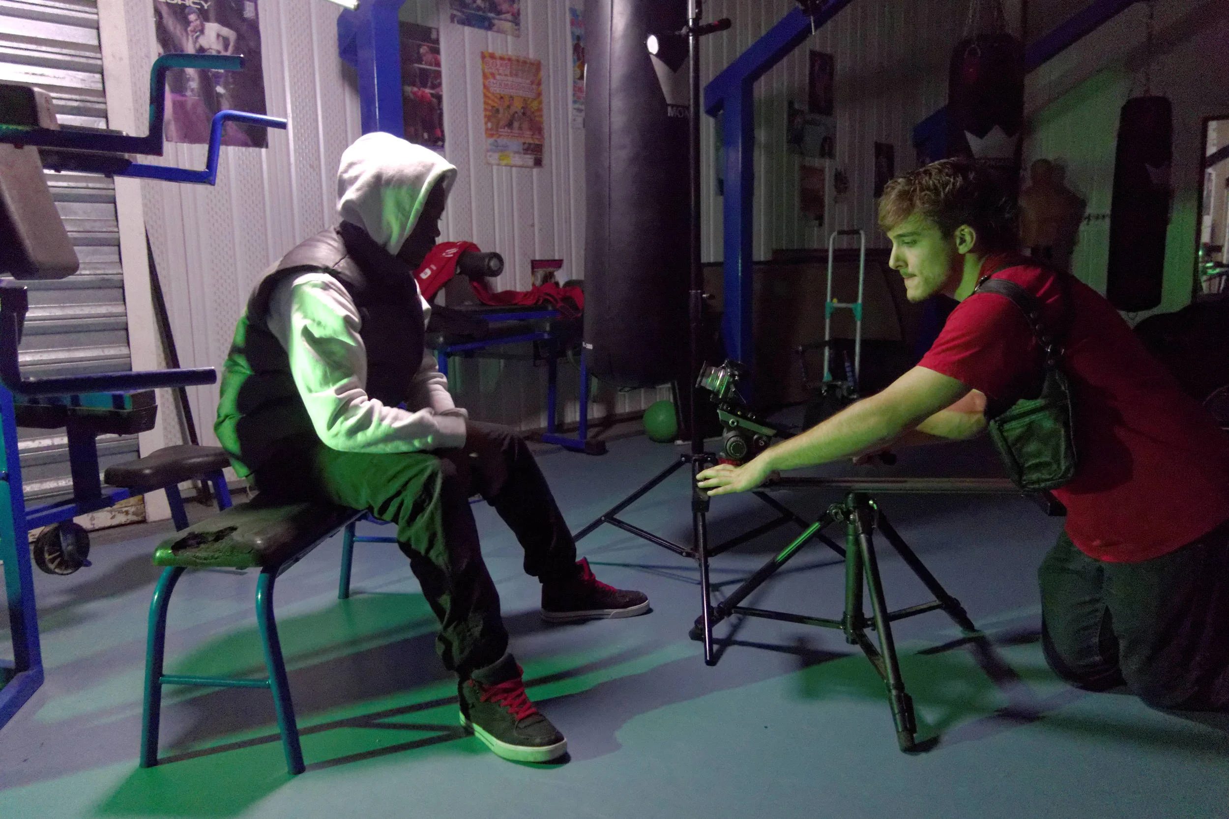  Deuxième jour de tournage du double clip "Cracheur de Douilles" &amp; "Bagdad" de ADN Khattabi - 2013 