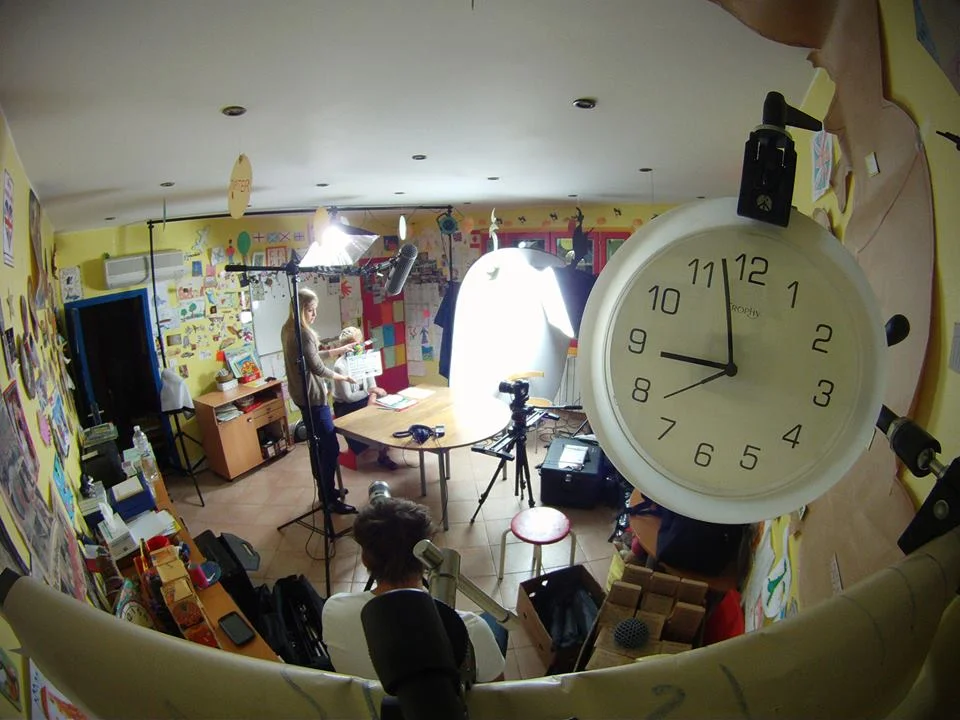  Premier jour de tournage pour la vidéo publicitaire de Angela's Playschool - 2013 