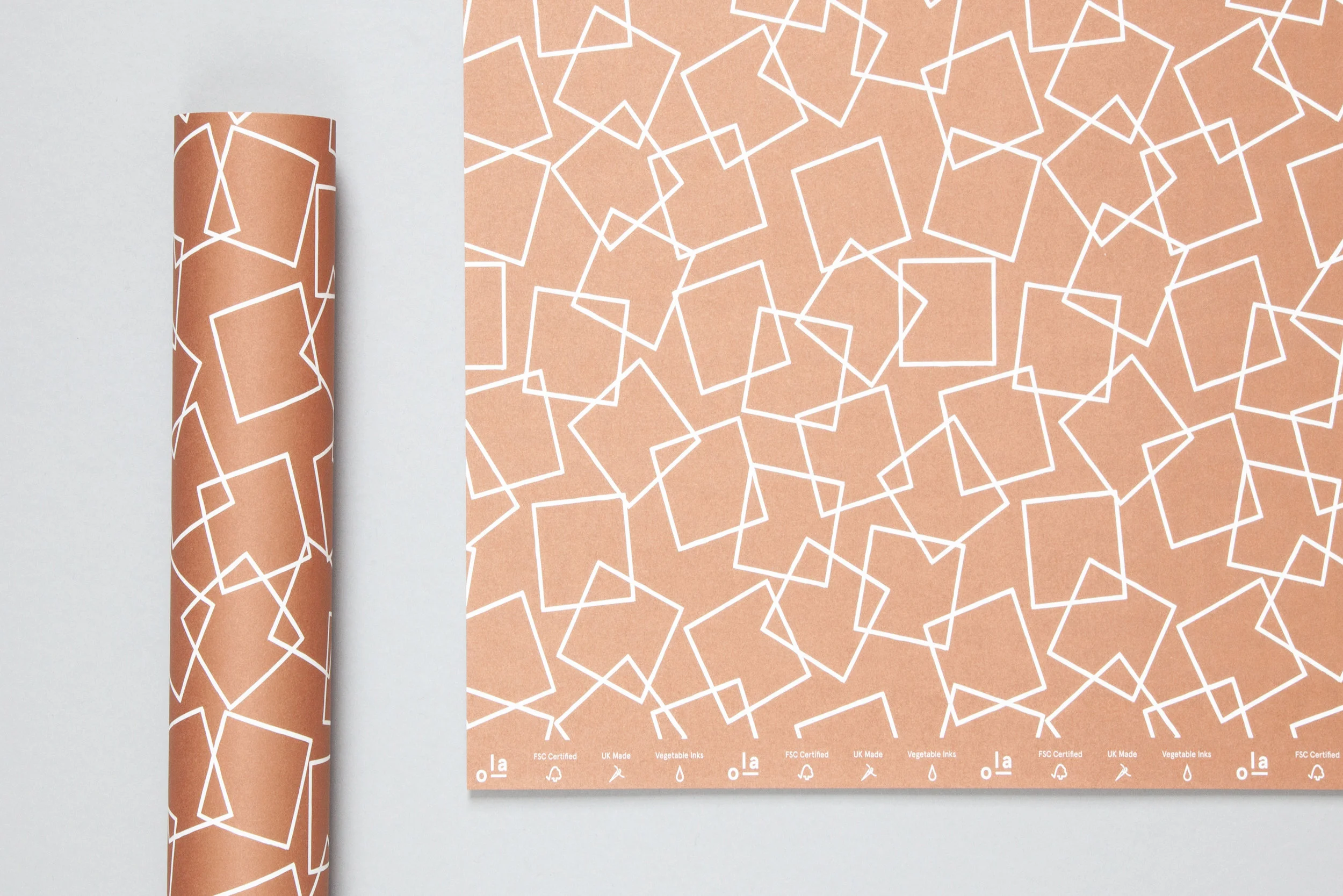 PP018 - Patterned Papers, Squares Print in Copper, ola 2.jpg