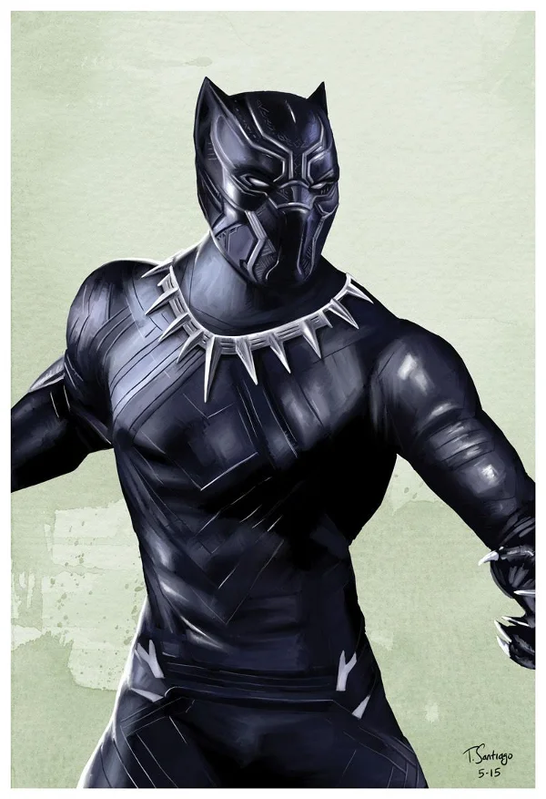 Black Panther Marvel Movie Concept Art