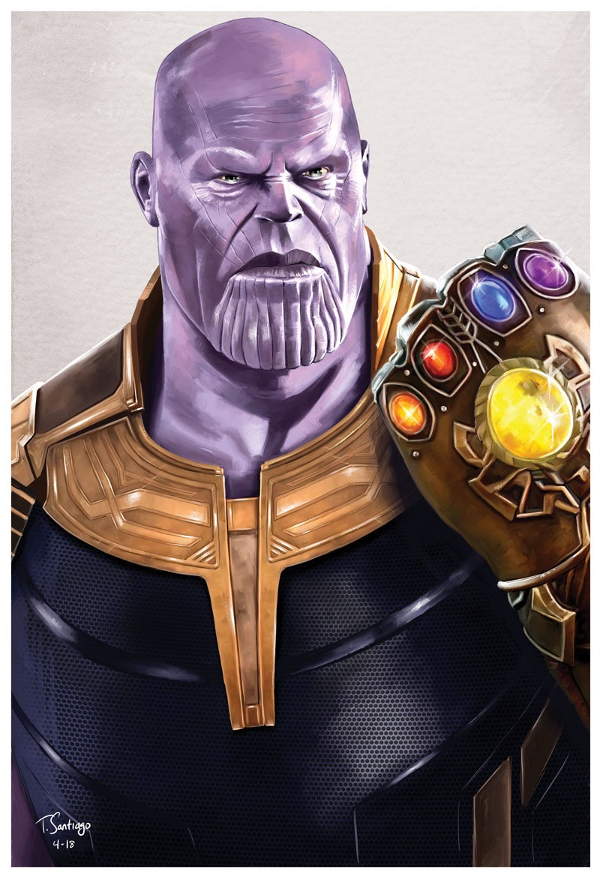 Initiativ Aktuator smukke Thanos — Tony Santiago Art
