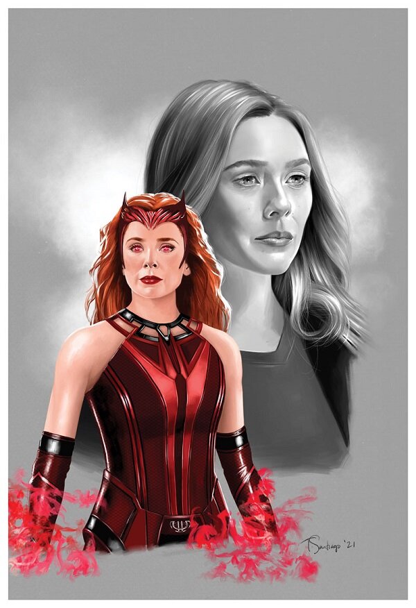 Scarlet Witch - Wanda — Tony Santiago Art