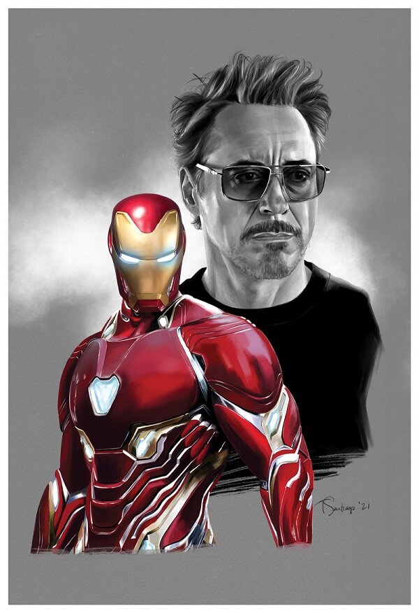 Drawing Tony Stark (Iron Man) | DrawItMild@YouTube | Flickr