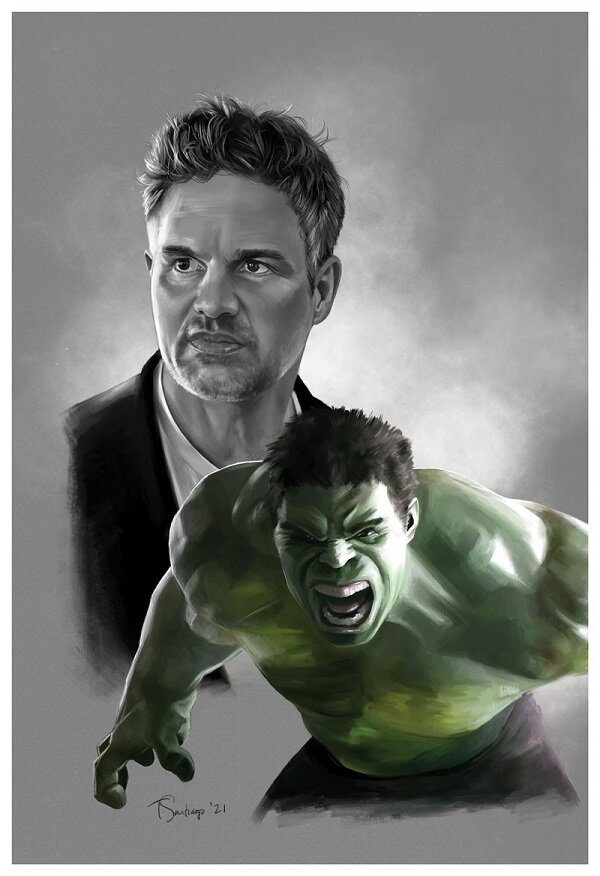 Hulk - Bruce Banner — Tony Santiago Art