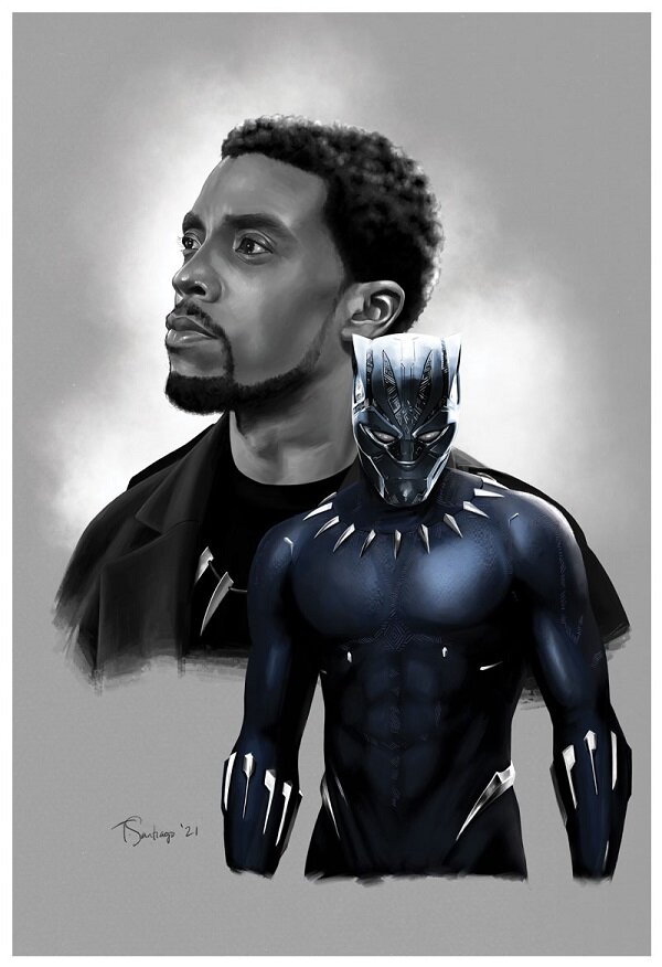 Black Panther - T'Challa — Tony Santiago Art