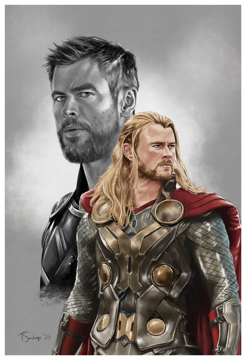 thor fan art by artist tony santiago