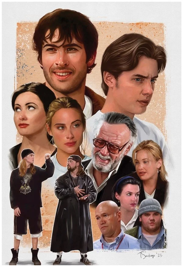 mallrats compilation fan art by artist tony santiago