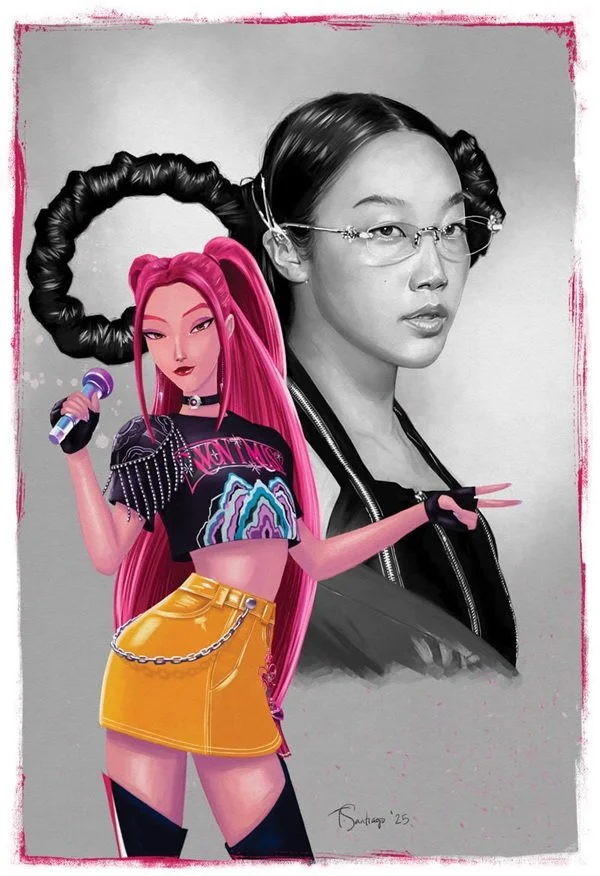 mira kpop demon hunter fan art by artist tony santiago